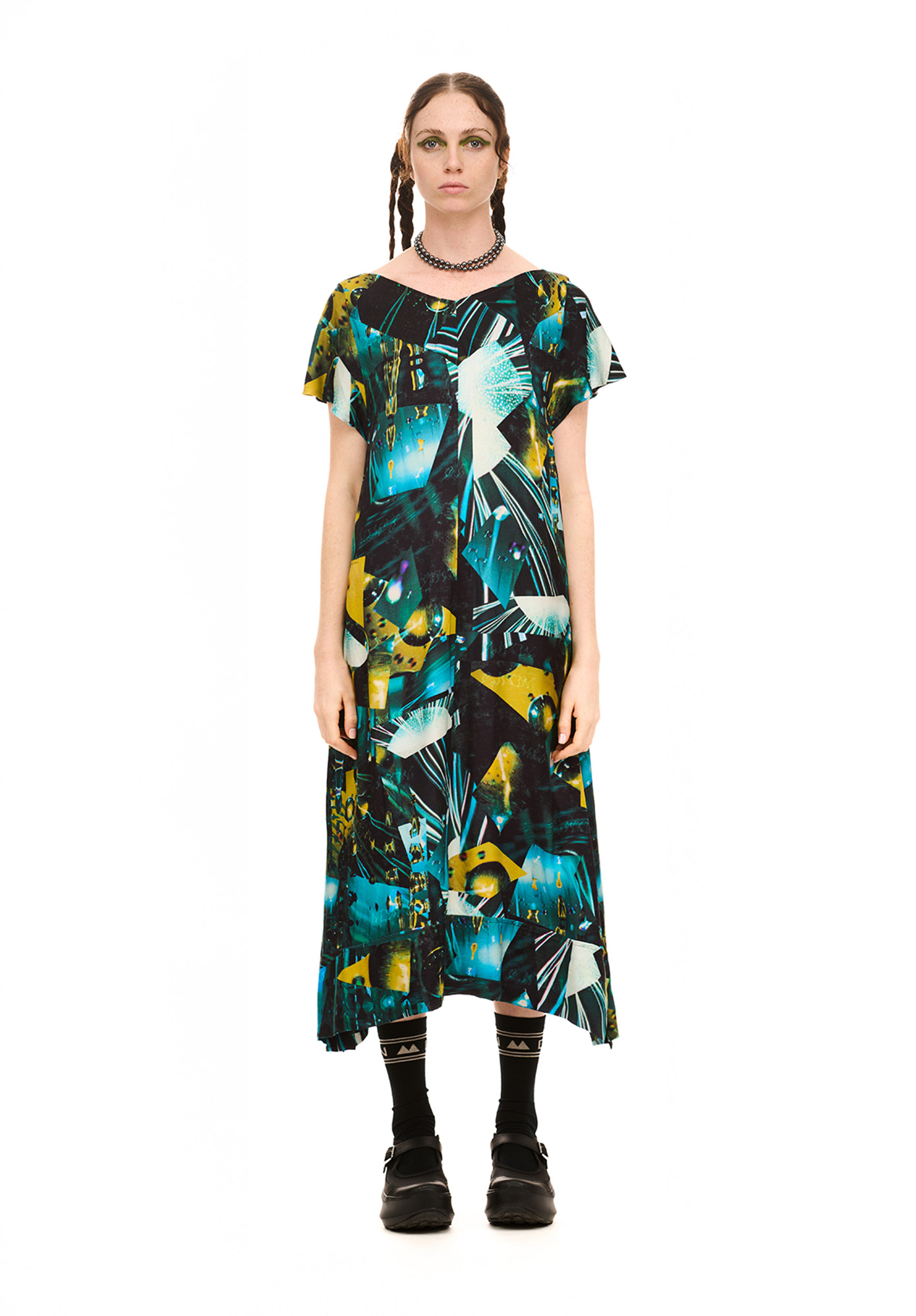 NOM*D - GEMINI DRESS - SCI FI PRINT NOM*D - GEMINI DRESS - SCI FI PRINT