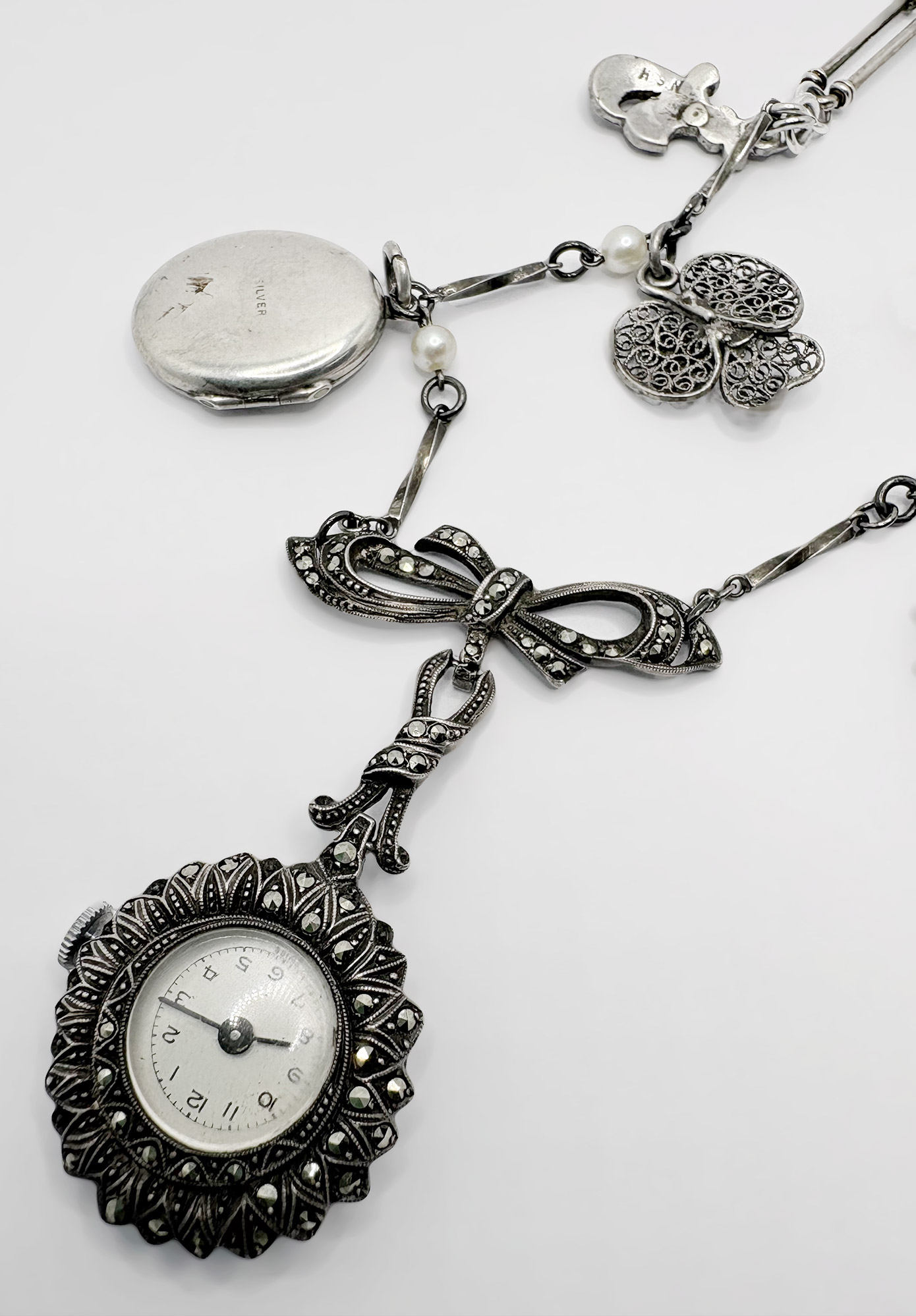 FLEW DESIGNS - MUSE RELIQUE NECKLACE - SILVER
