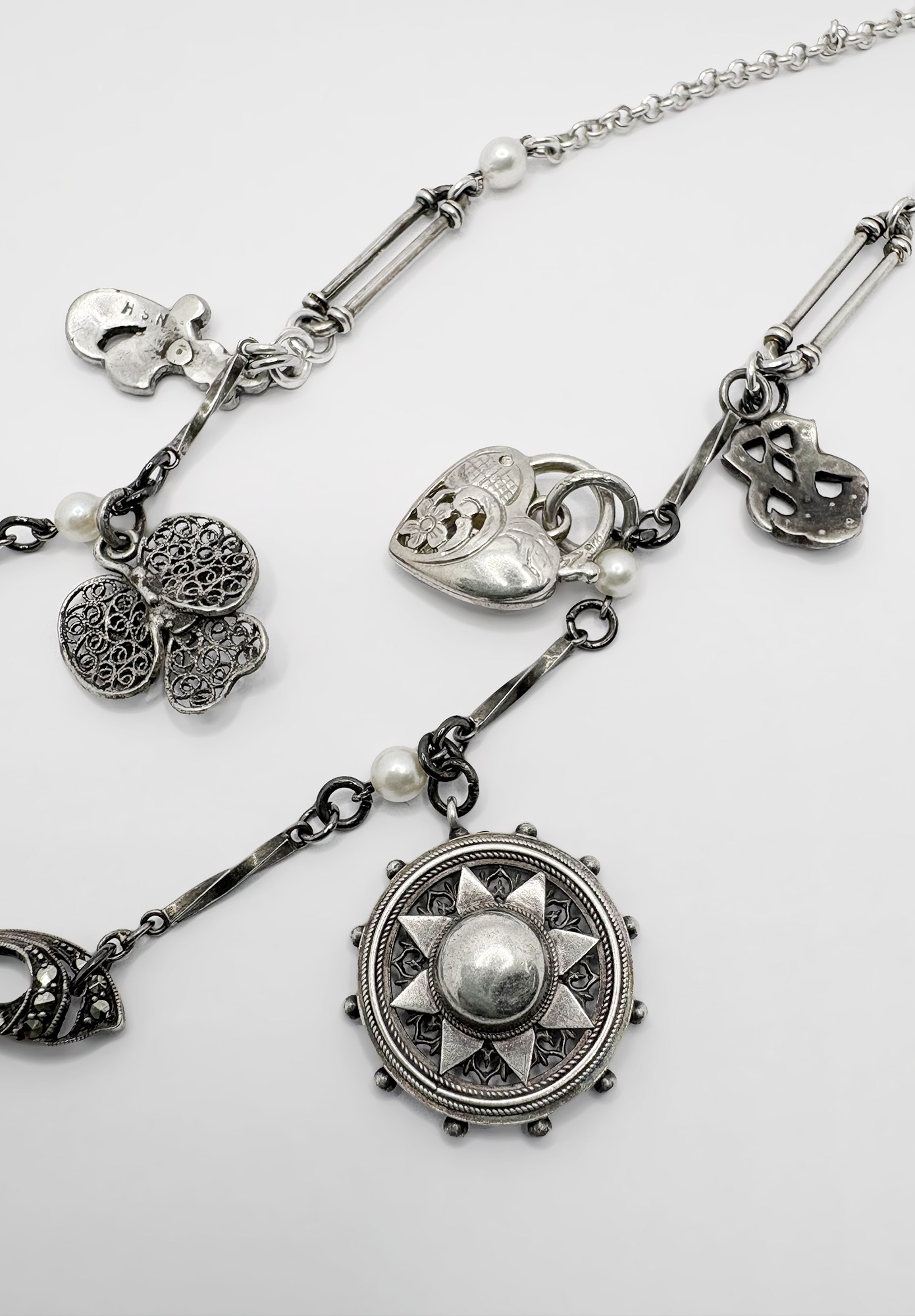 FLEW DESIGNS - MUSE RELIQUE NECKLACE - SILVER