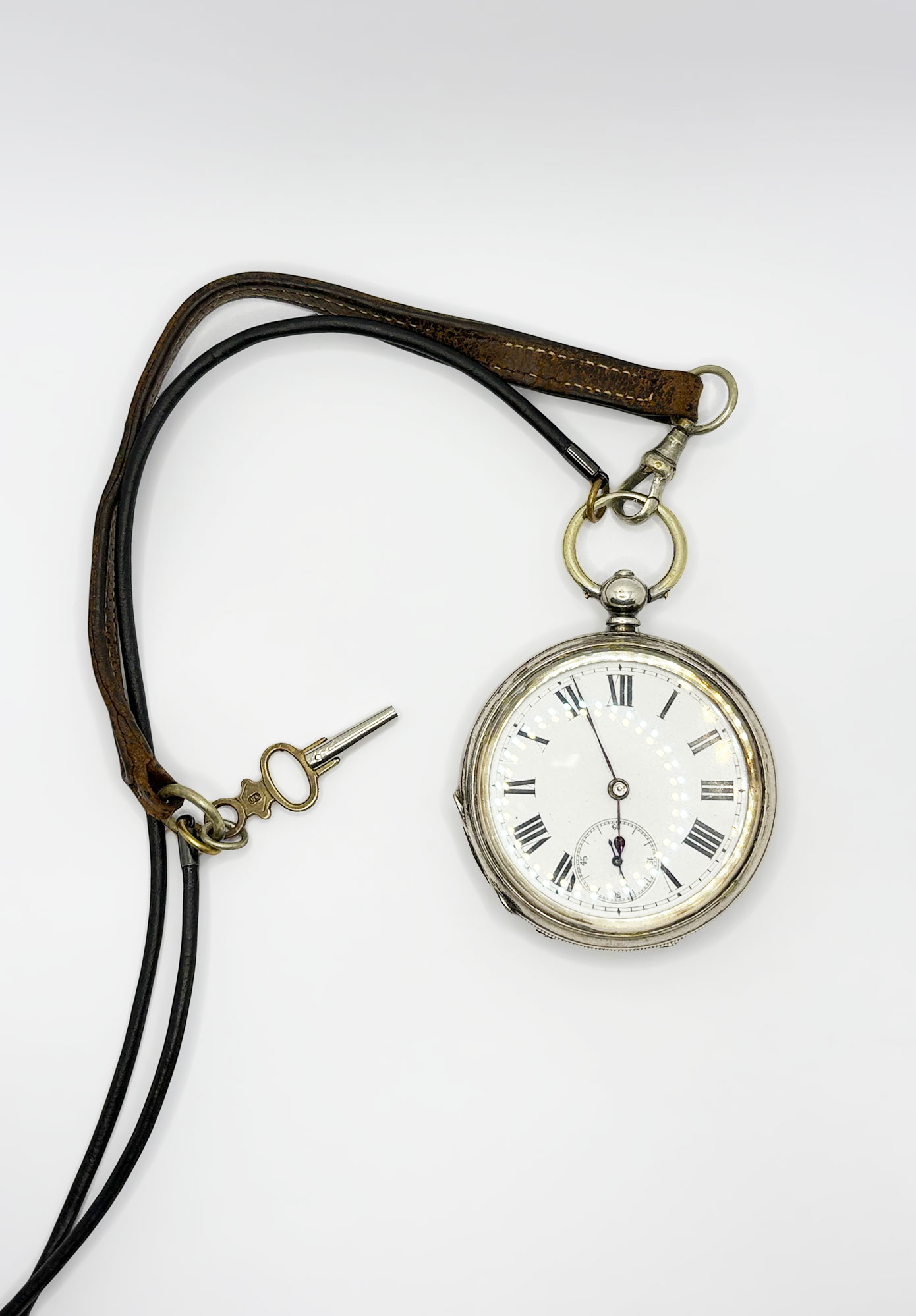 FLEW DESIGNS - CHRONOKEY NECKLACE - SILVER | BLACK