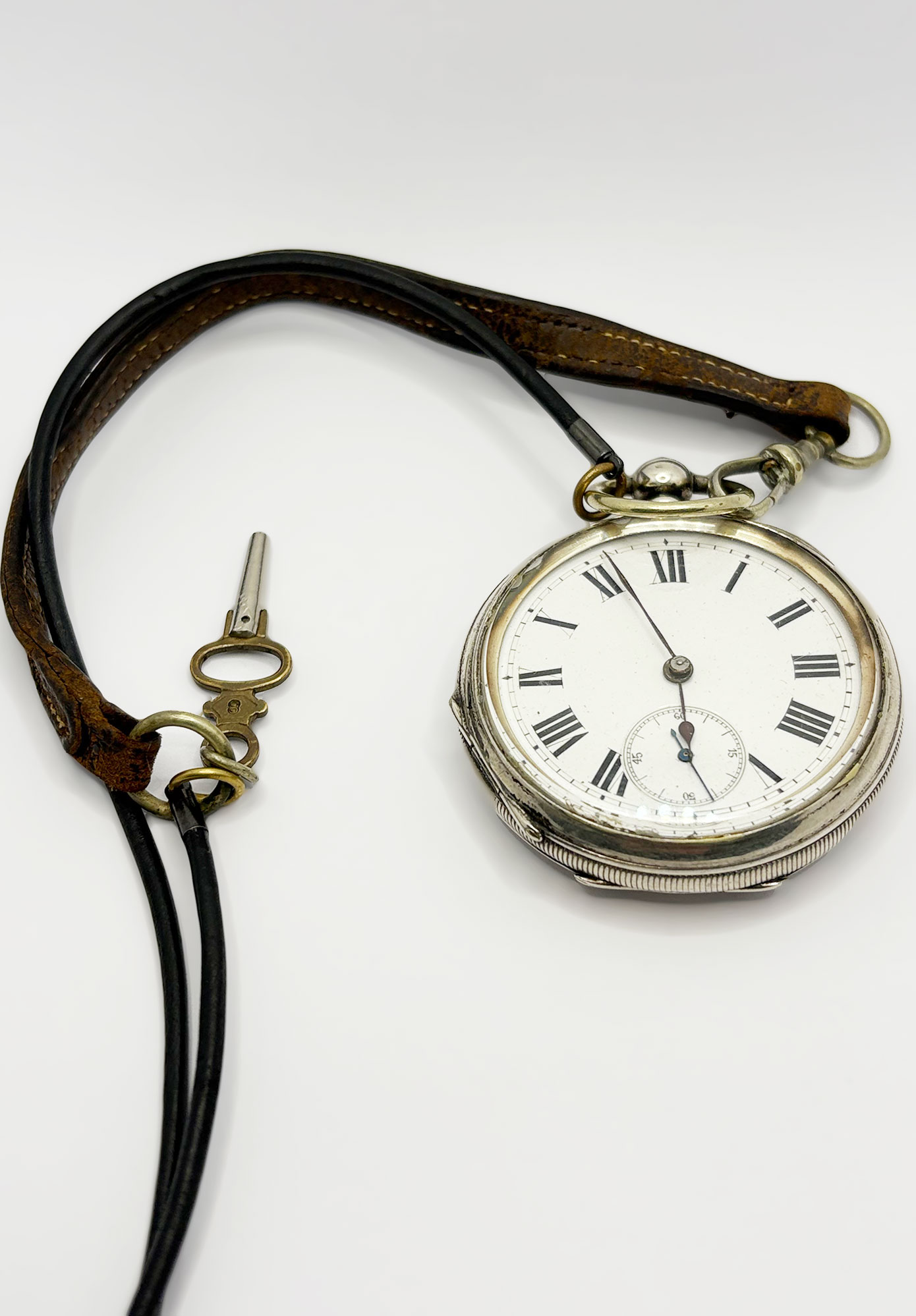 FLEW DESIGNS - CHRONOKEY NECKLACE - SILVER | BLACK