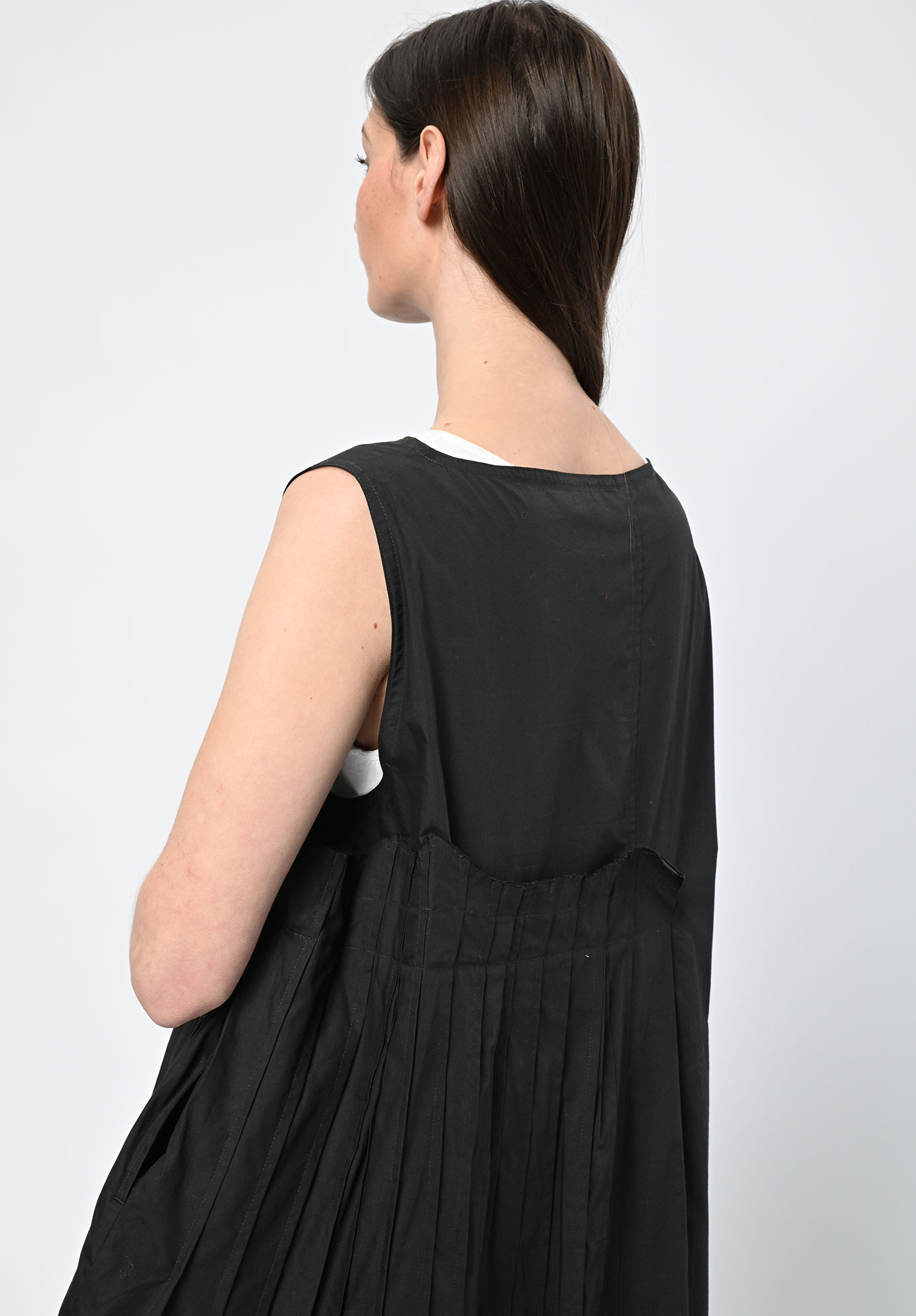 MOYURU - DRIFT PLEATED TUNIC - BLACK MOYURU - DRIFT PLEATED TUNIC - BLACK