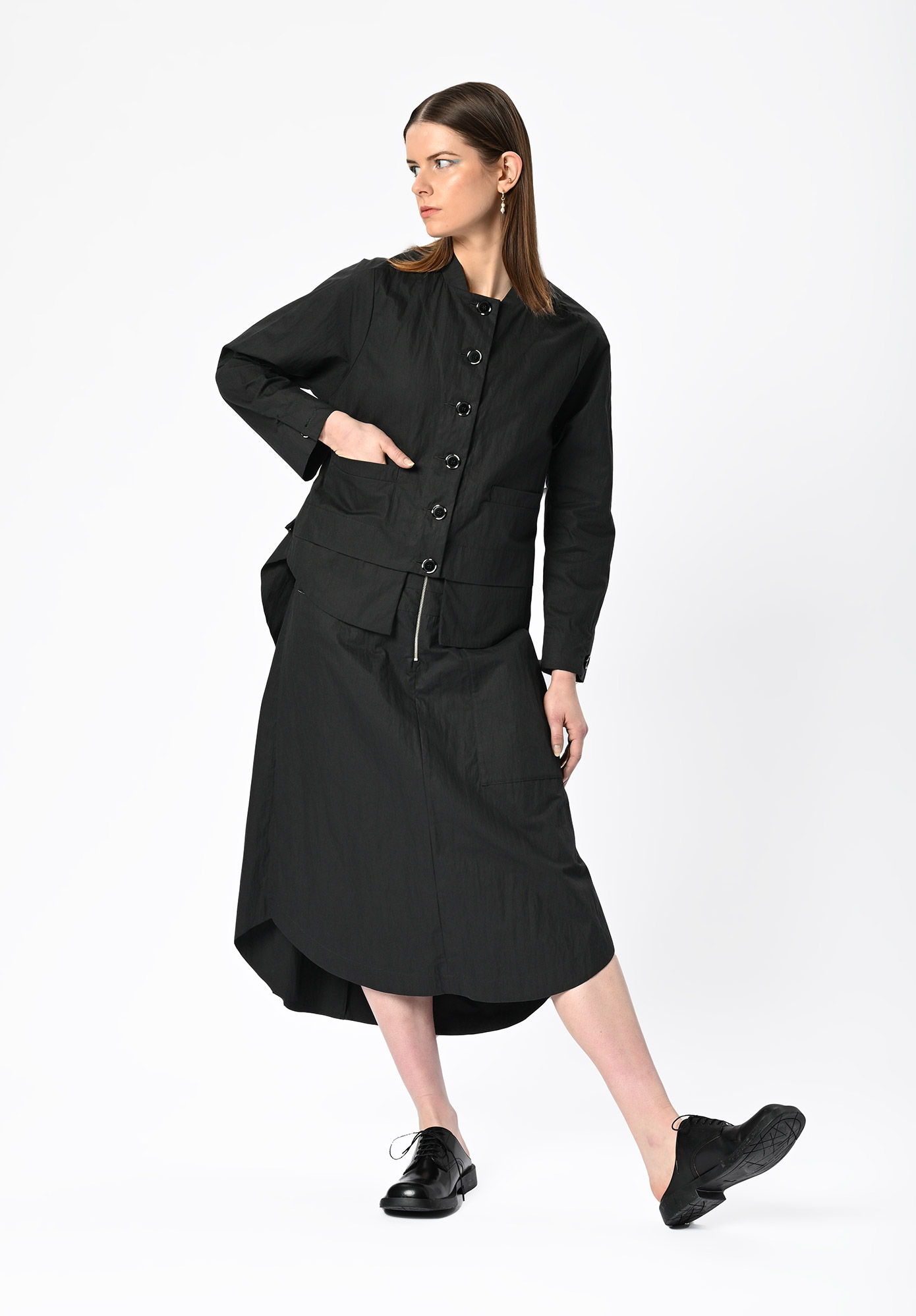 MM SÖHN - DOWNTOWN JACKET - BLACK CRUSH