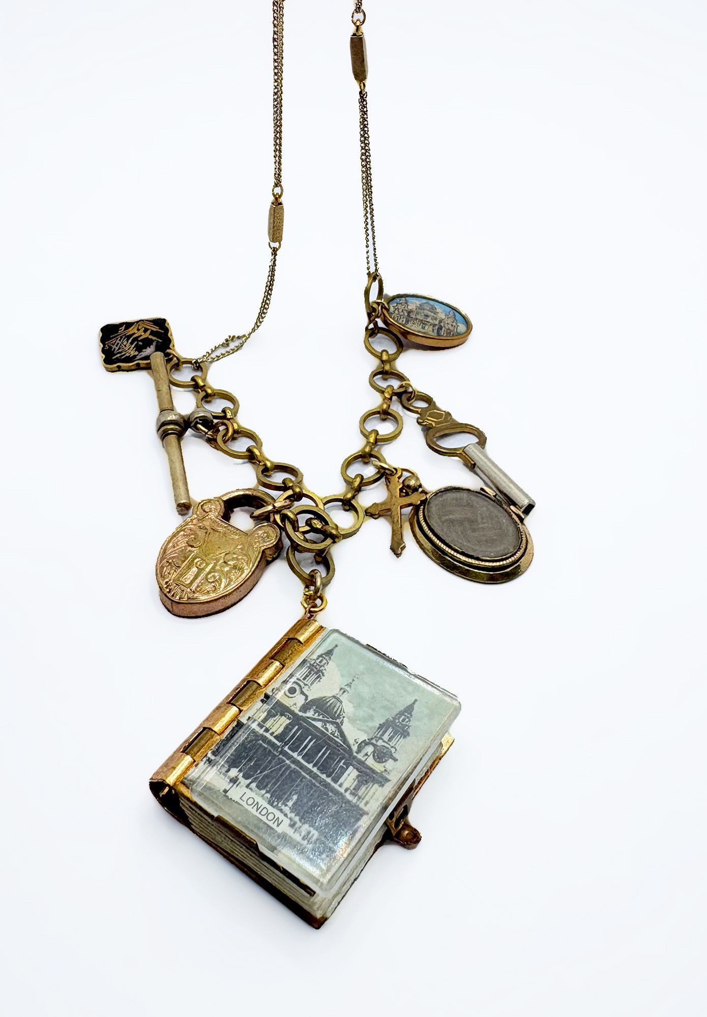FLEW DESIGNS - TRAVERLLERS NECKLACE - MIXED METAL