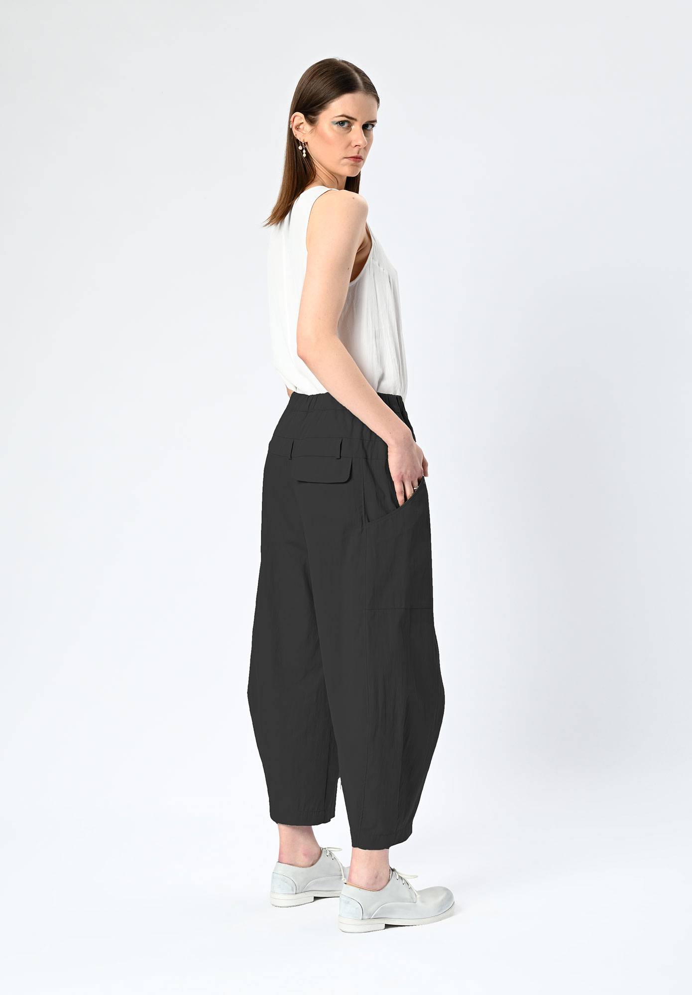 MM SÖHN - DOWNTOWN PANT - BLACK TWILL