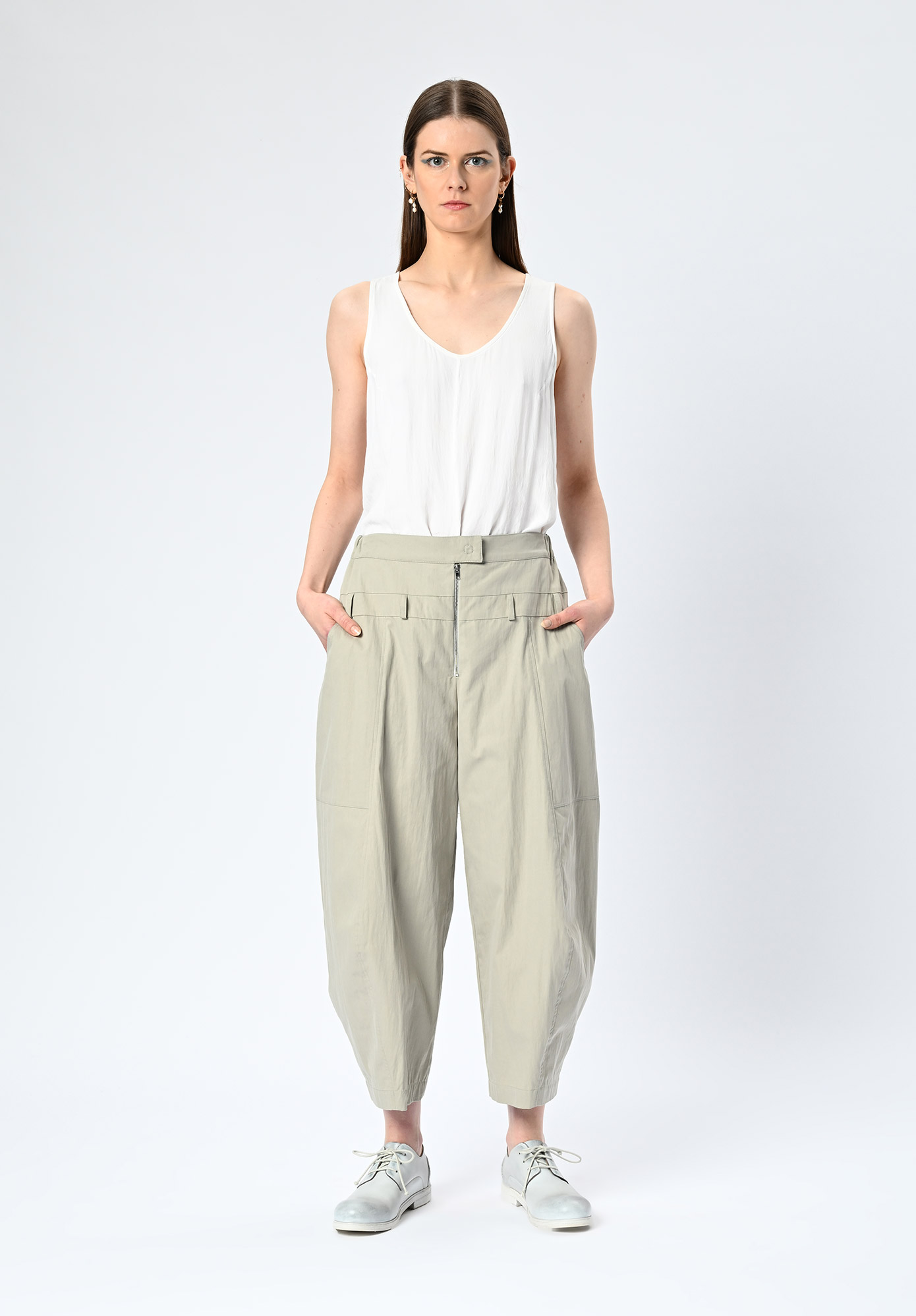MM SÖHN - DOWNTOWN PANT - OYSTER TWILL