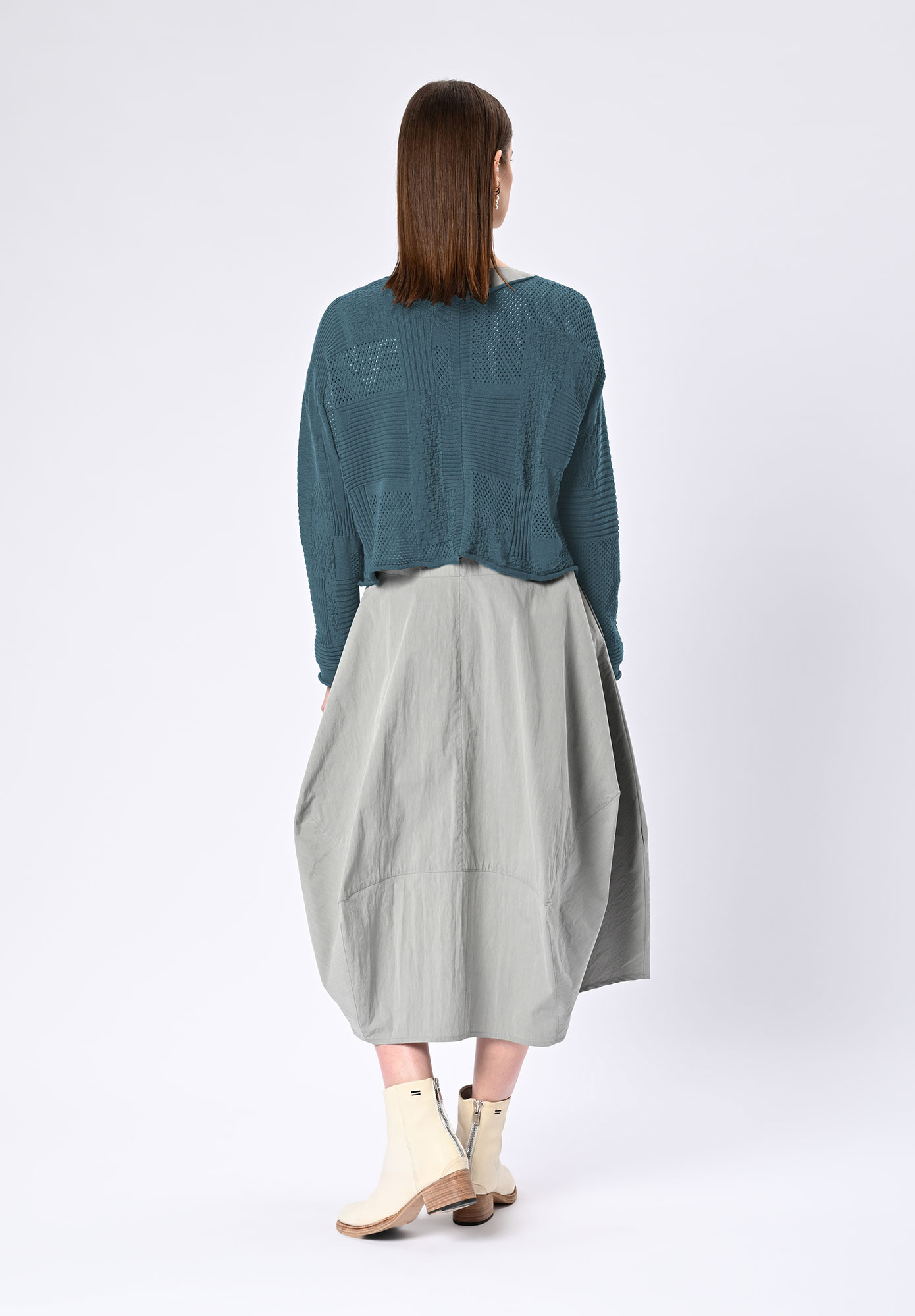 MM SÖHN  -   CITIZEN ZIP FRONT CARDIGAN - MINERAL MM SÖHN  -   CITIZEN ZIP FRONT CARDIGAN - MINERAL
