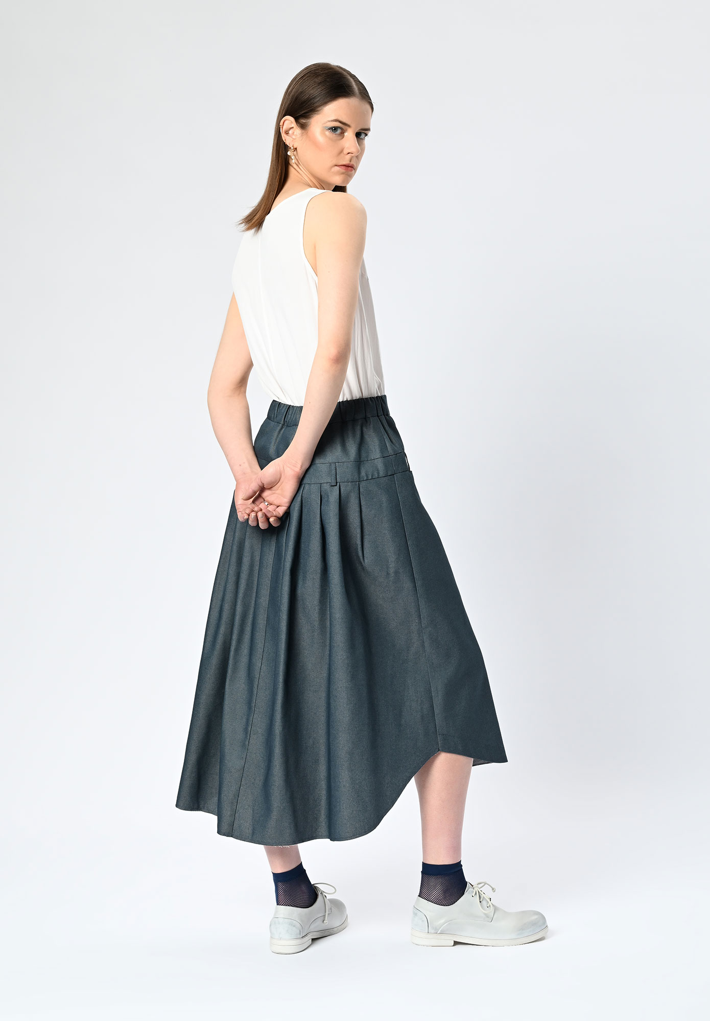 MM SÖHN - DOWNTOWN SKIRT - DENIM
