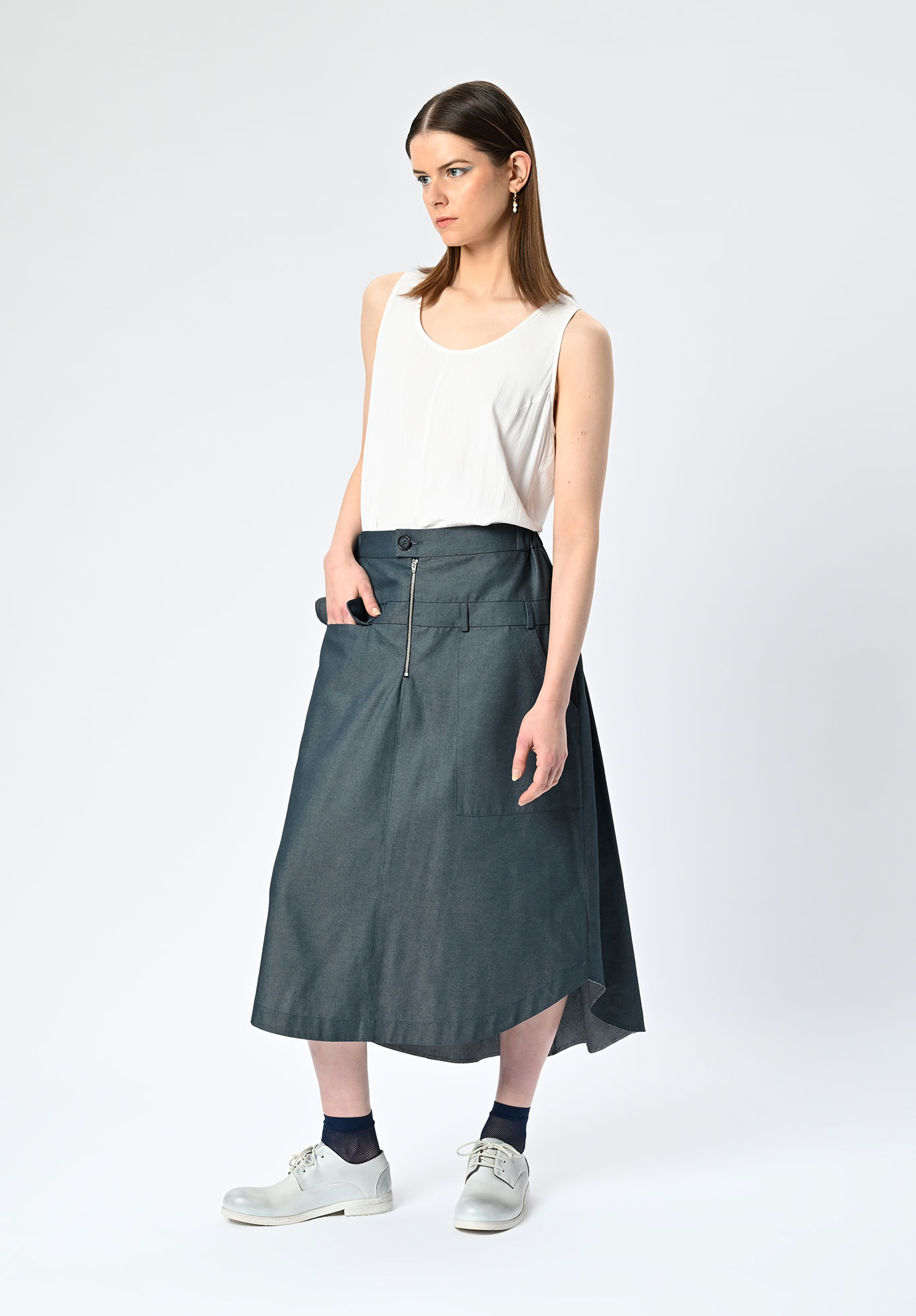 MM SÖHN - DOWNTOWN SKIRT - DENIM