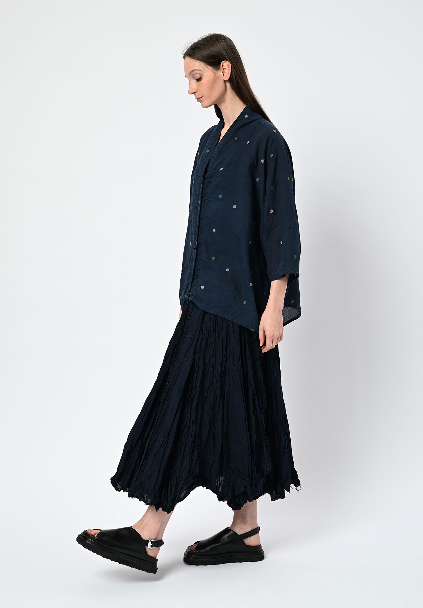 PRIVATSACHEN - LIPALLEIN UNSTRUCTURED SHIRT JACKET - SEHEN | INK PRIVATSACHEN - LIPALLEIN UNSTRUCTURED SHIRT JACKET - SEHEN | INK