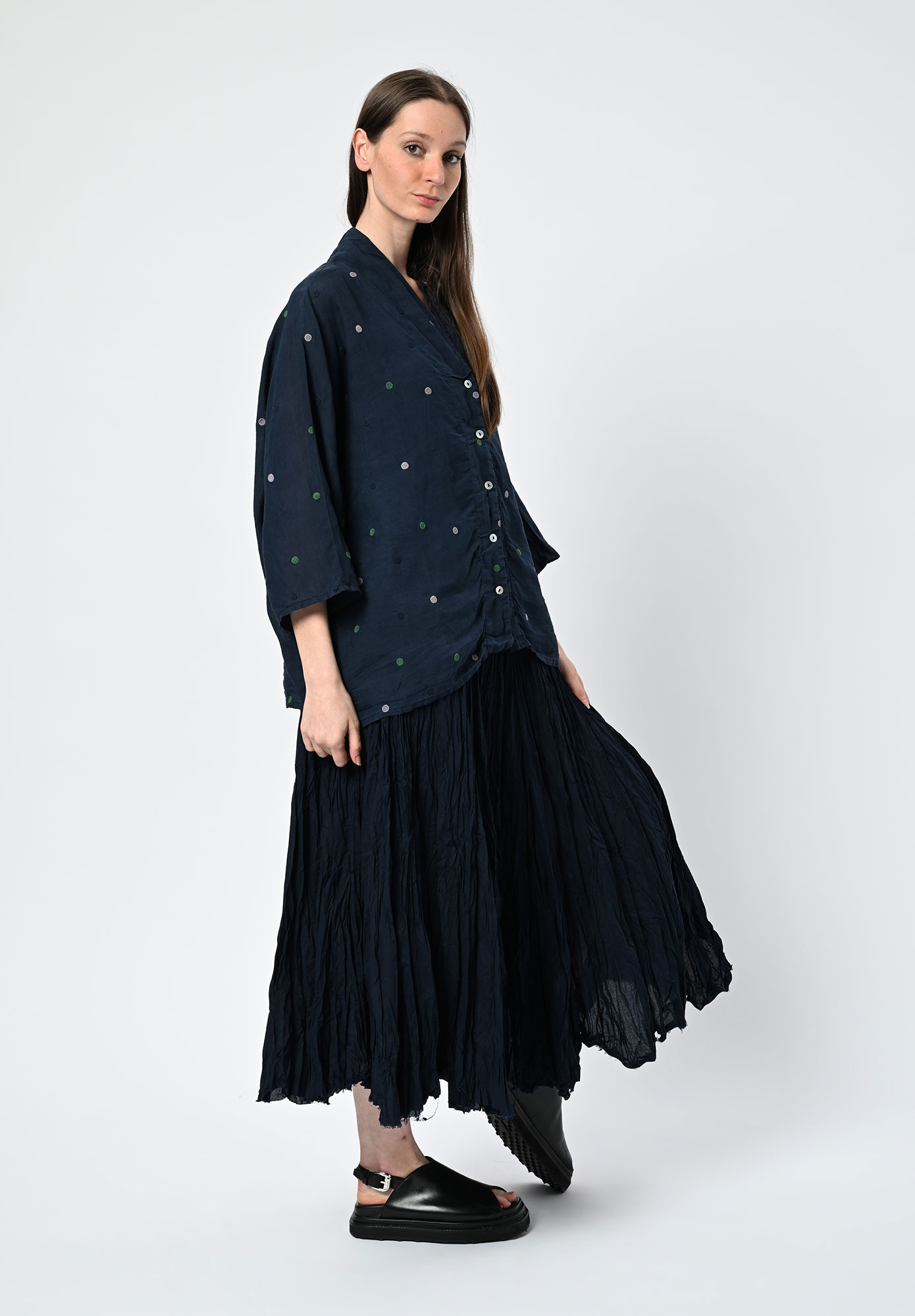 PRIVATSACHEN - LIPALLEIN UNSTRUCTURED SHIRT JACKET - SEHEN | INK PRIVATSACHEN - LIPALLEIN UNSTRUCTURED SHIRT JACKET - SEHEN | INK