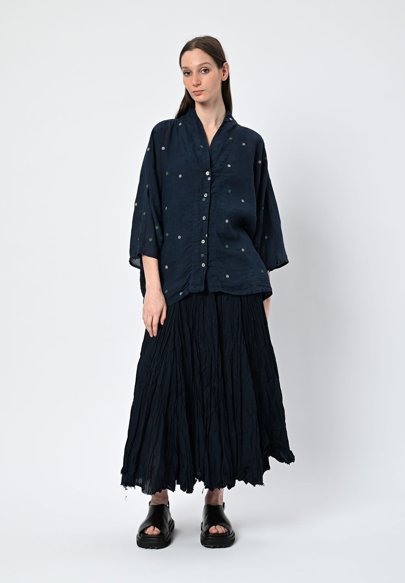 PRIVATSACHEN - LIPALLEIN UNSTRUCTURED SHIRT JACKET - SEHEN | INK PRIVATSACHEN - LIPALLEIN UNSTRUCTURED SHIRT JACKET - SEHEN | INK