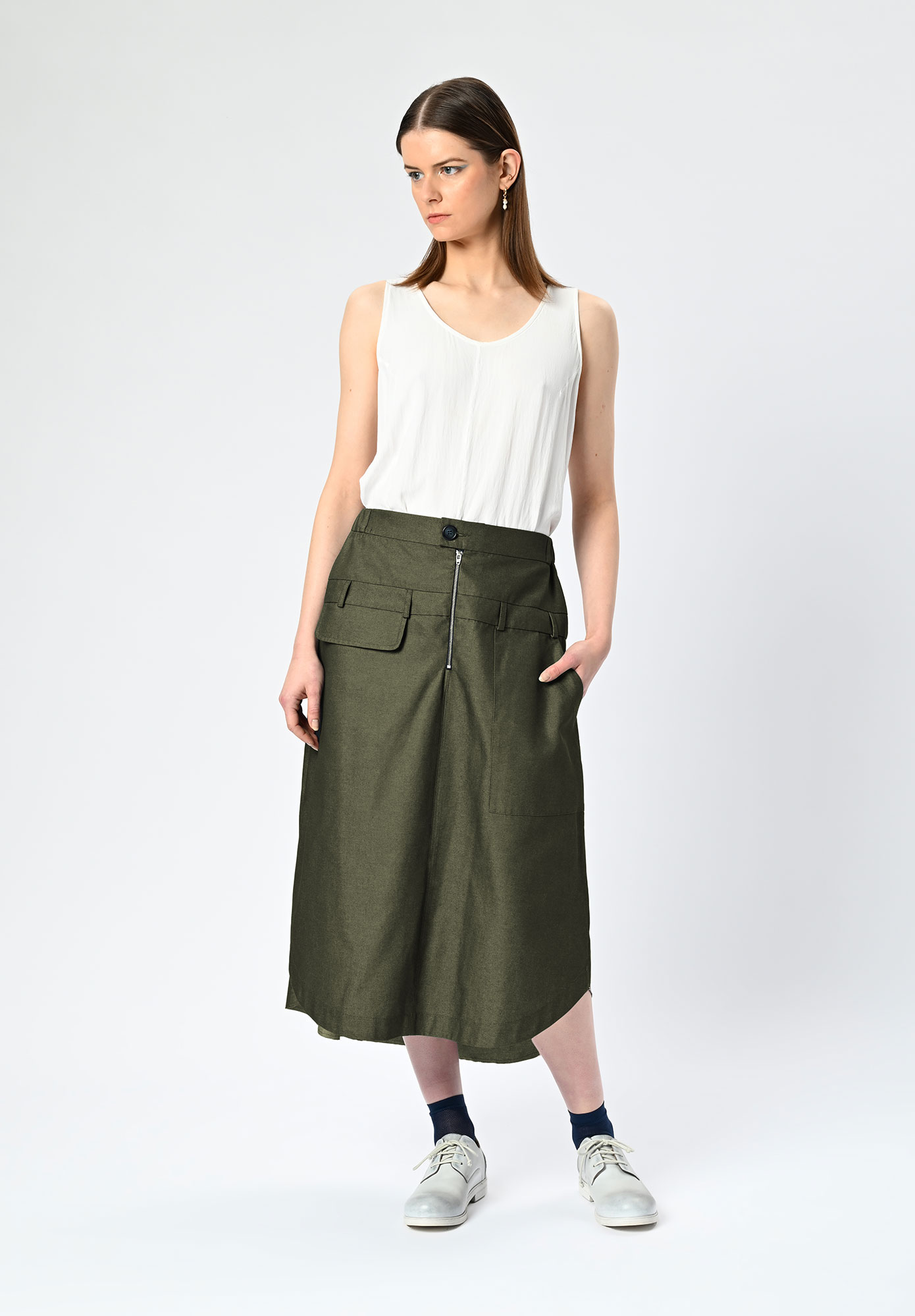 MM SÖHN - DOWNTOWN SKIRT - KHAKI