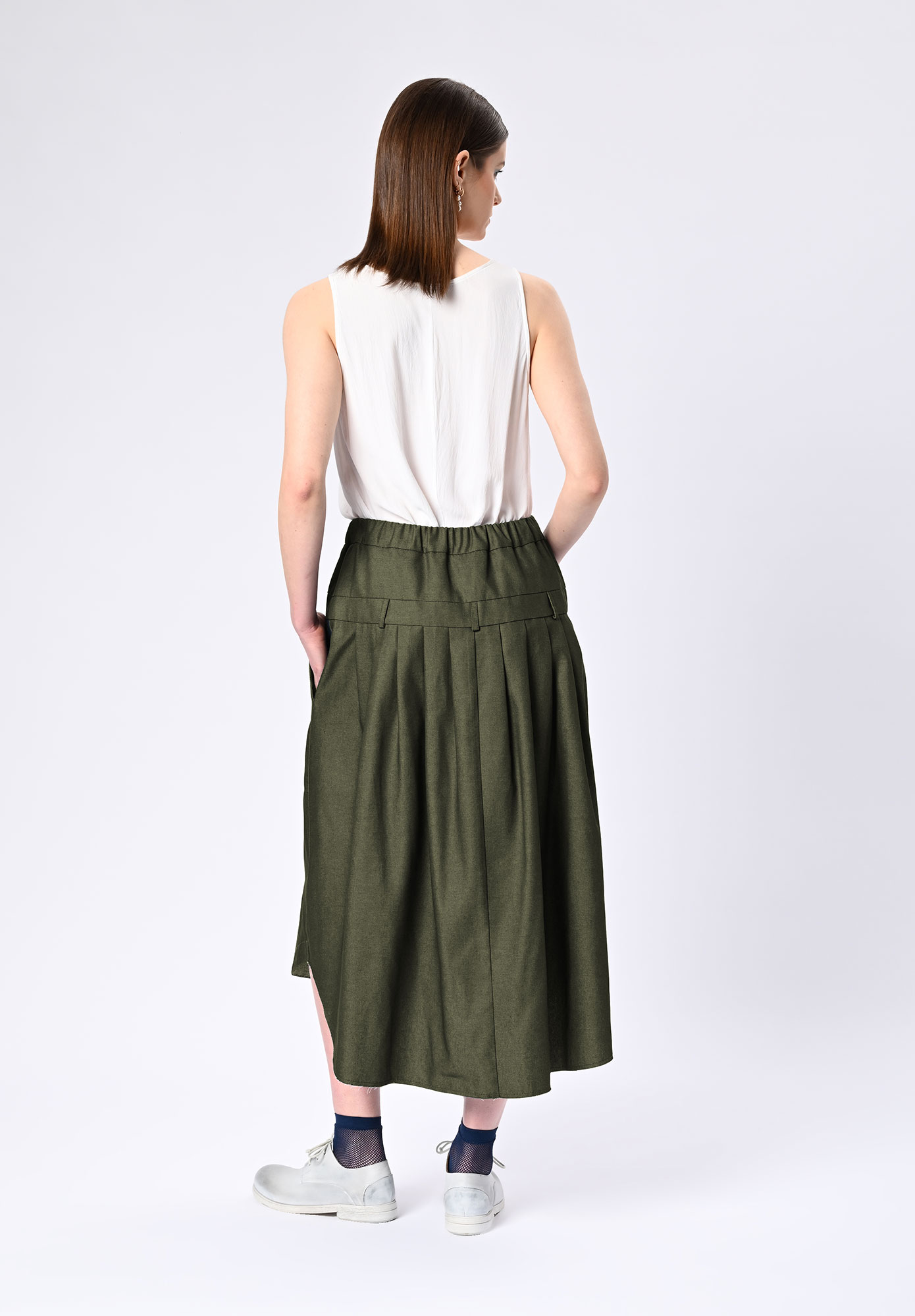 MM SÖHN - DOWNTOWN SKIRT - KHAKI MM SÖHN - DOWNTOWN SKIRT - KHAKI