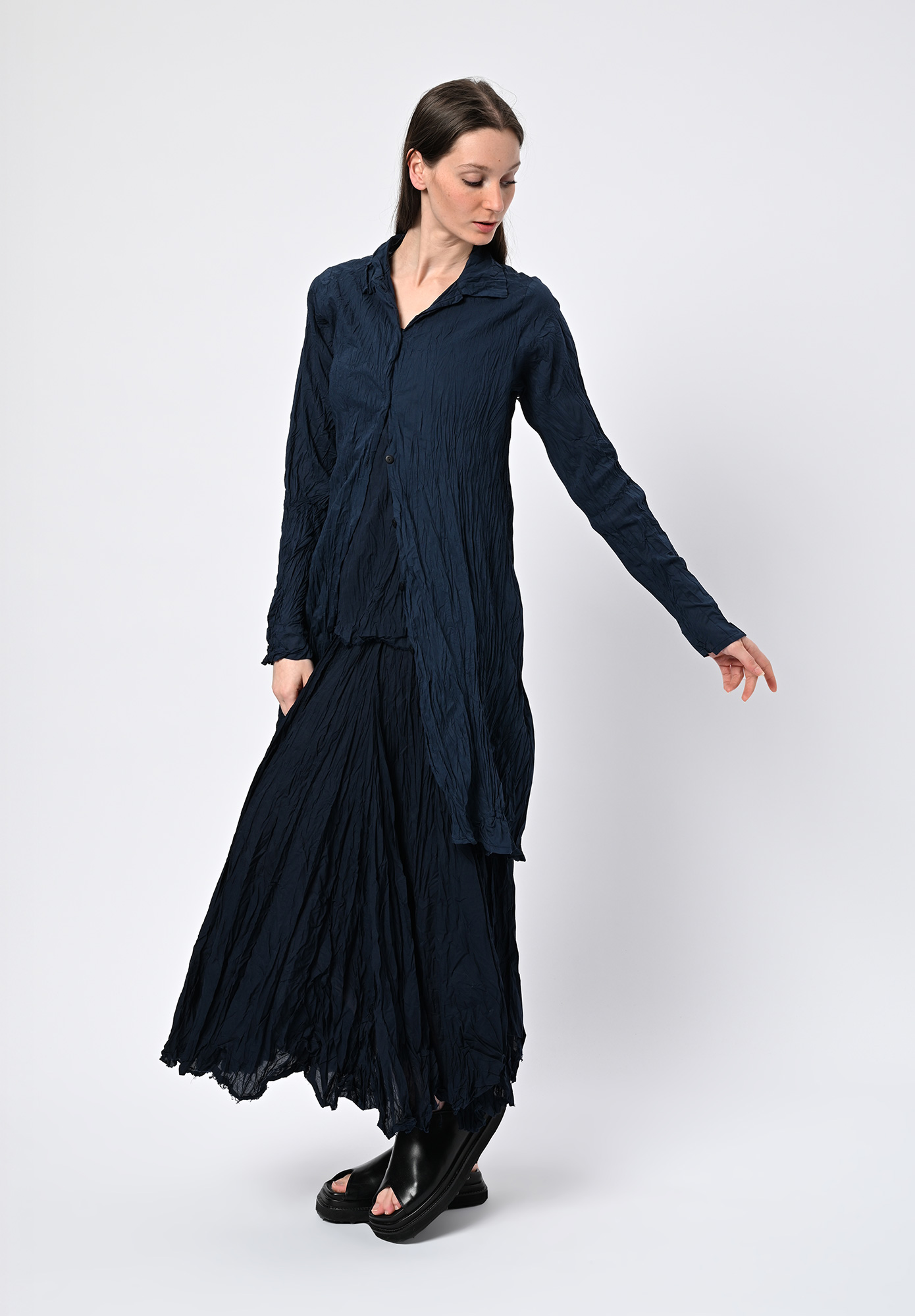 PRIVATSACHEN - NOCHENNE LONG LINE SHIRT - SEHEN | INKi PRIVATSACHEN - NOCHENNE LONG LINE SHIRT - SEHEN | INKi