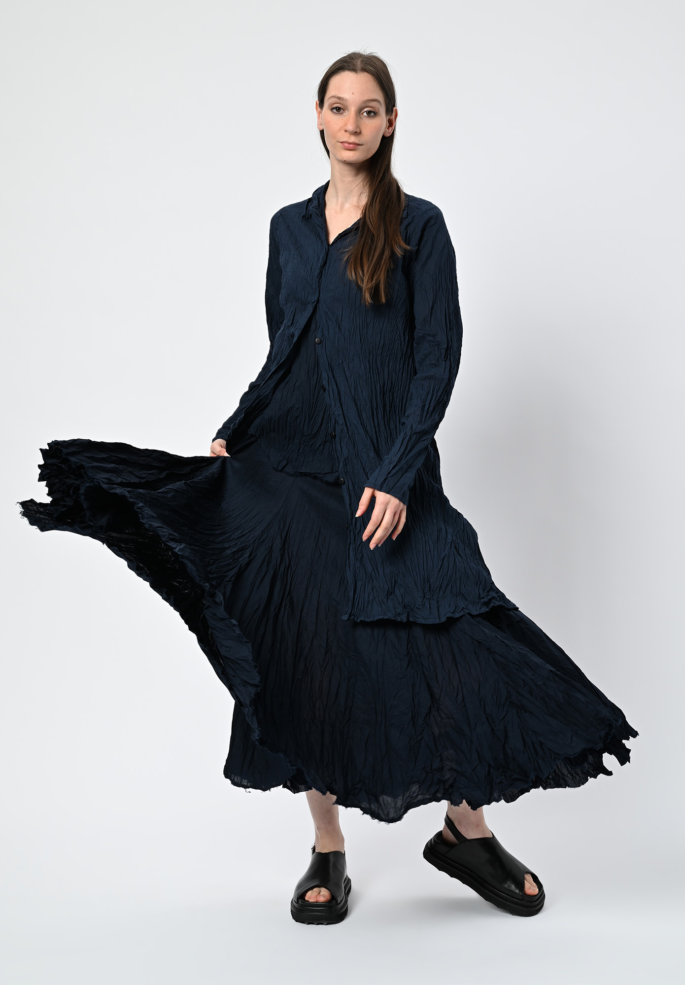 PRIVATSACHEN - NOCHENNE LONG LINE SHIRT - SEHEN | INKi PRIVATSACHEN - NOCHENNE LONG LINE SHIRT - SEHEN | INKi