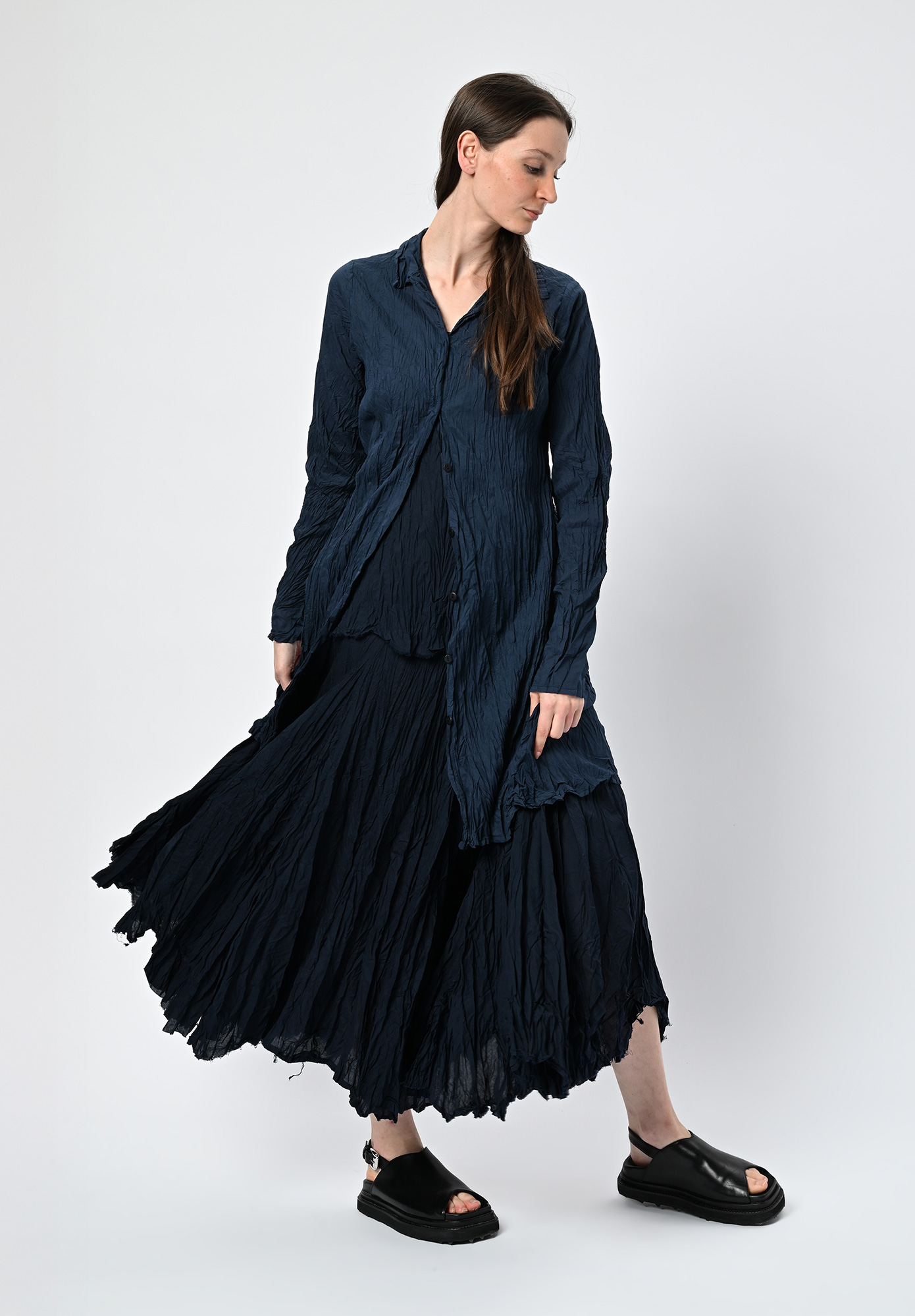 PRIVATSACHEN - NOCHENNE LONG LINE SHIRT - SEHEN | INKi PRIVATSACHEN - NOCHENNE LONG LINE SHIRT - SEHEN | INKi