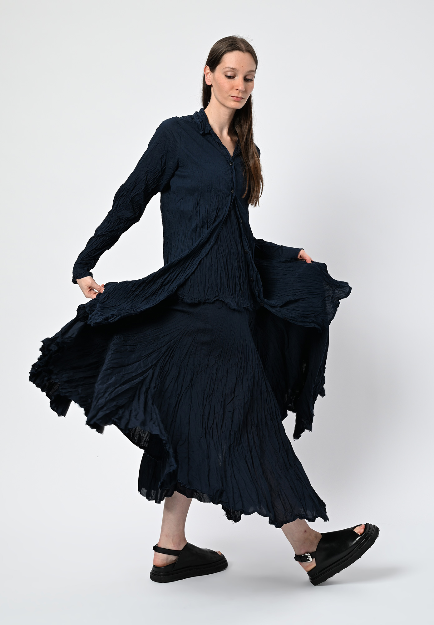 PRIVATSACHEN - NOCHENNE LONG LINE SHIRT - SEHEN | INKi PRIVATSACHEN - NOCHENNE LONG LINE SHIRT - SEHEN | INKi