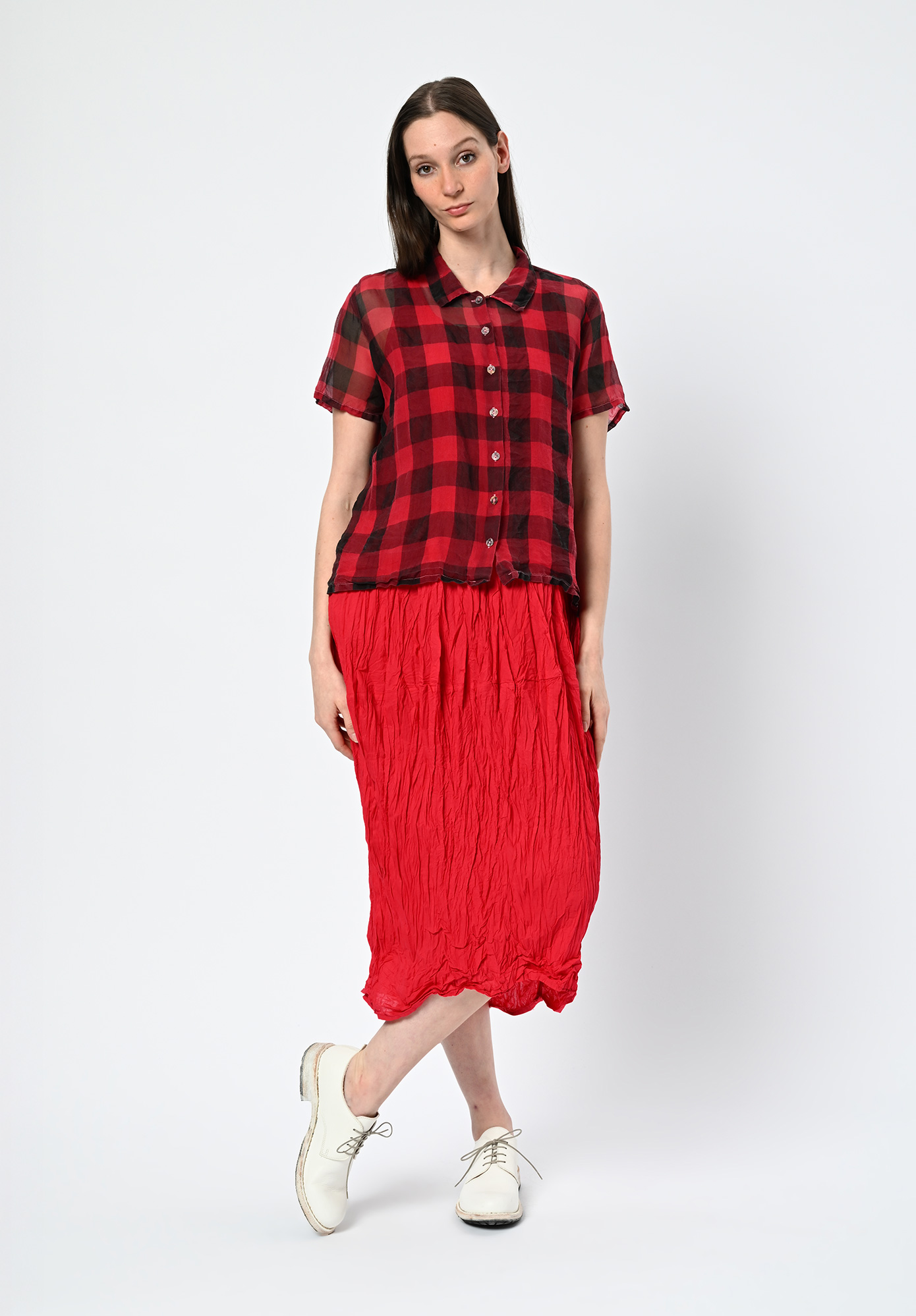 PRIVATSACHEN - THAIMING SHORT SLEEVE SHIRT - PEPPER | RED