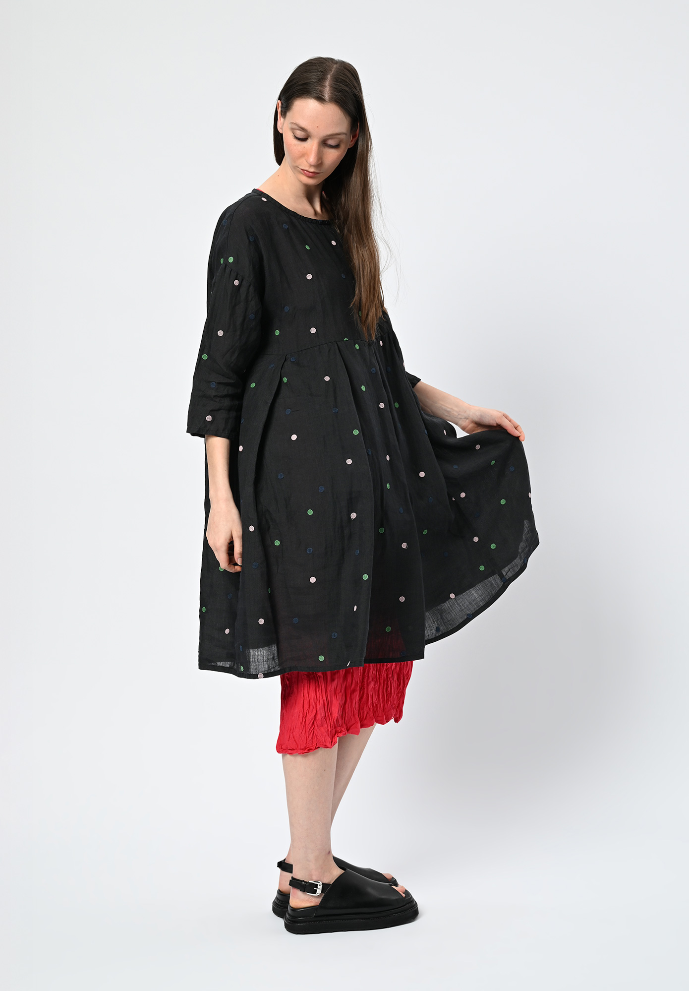 PRIVATSACHEN - PEPDERMIS DRESS  - KAVIAR | BLACK