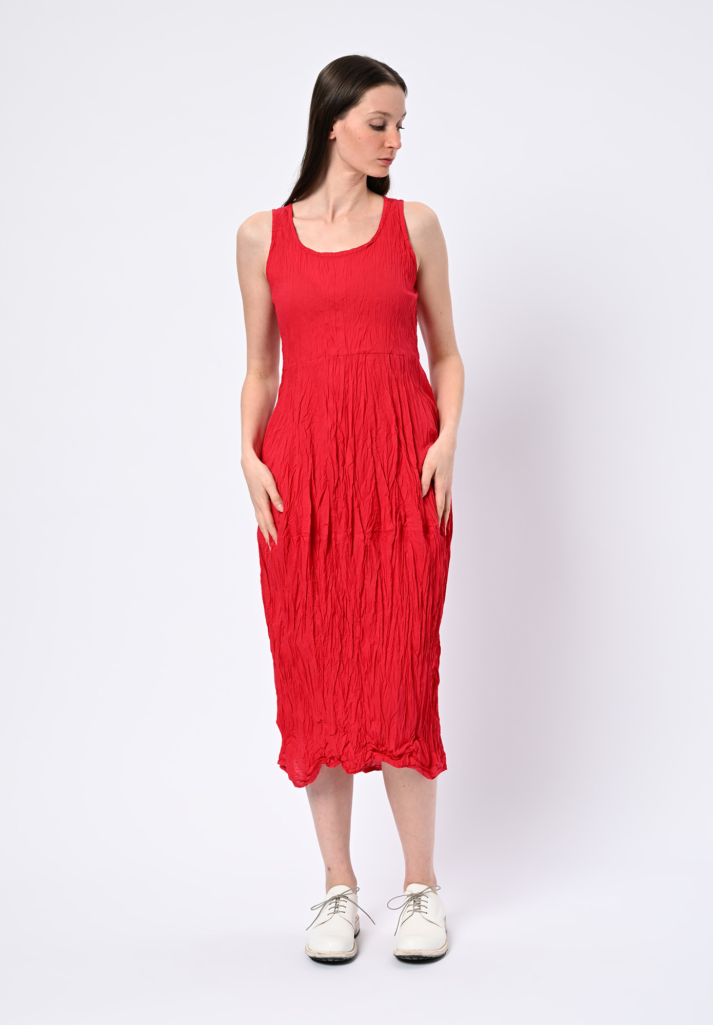 PRIVATSACHEN - PROSPERIHR SLEEVELESS LONG DRESS - PEPPER | RED