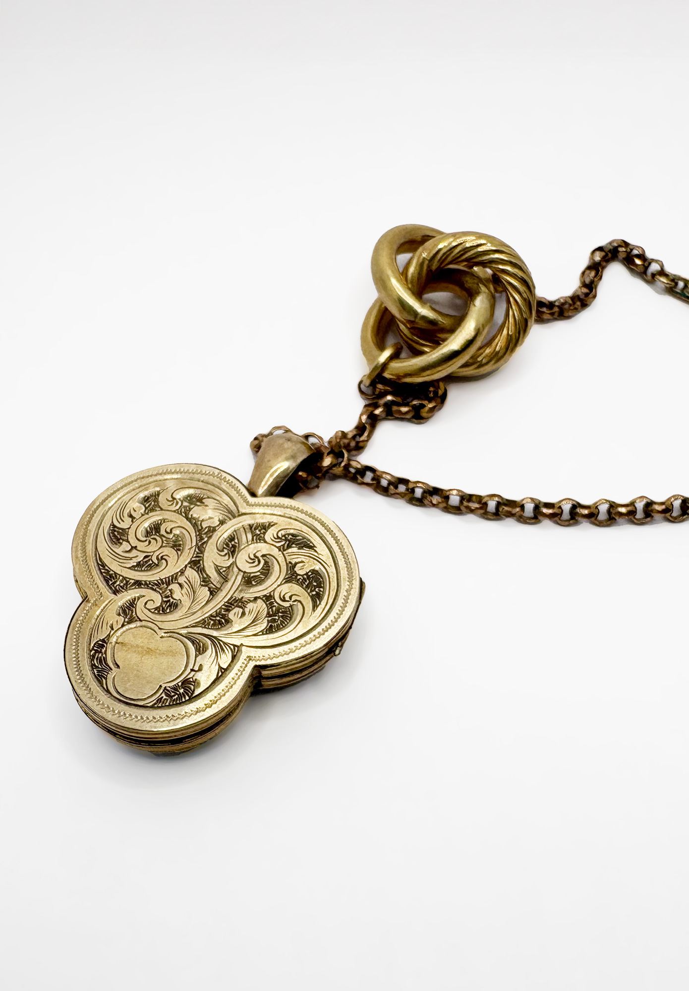 FLEW DESIGNS - KNOT LOCKET NECKLACE