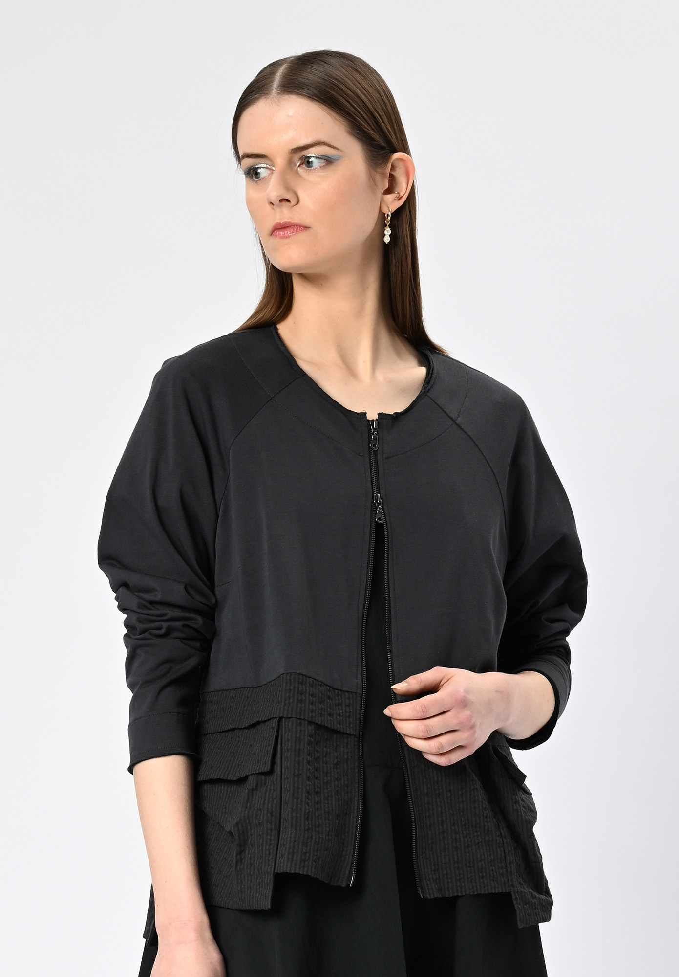 MM SÖHN - SURFACE ZIP UP JACKET - COCOA | GRAPHITE CHECK MULTI MM SÖHN - SURFACE ZIP UP JACKET - COCOA | GRAPHITE CHECK MULTI