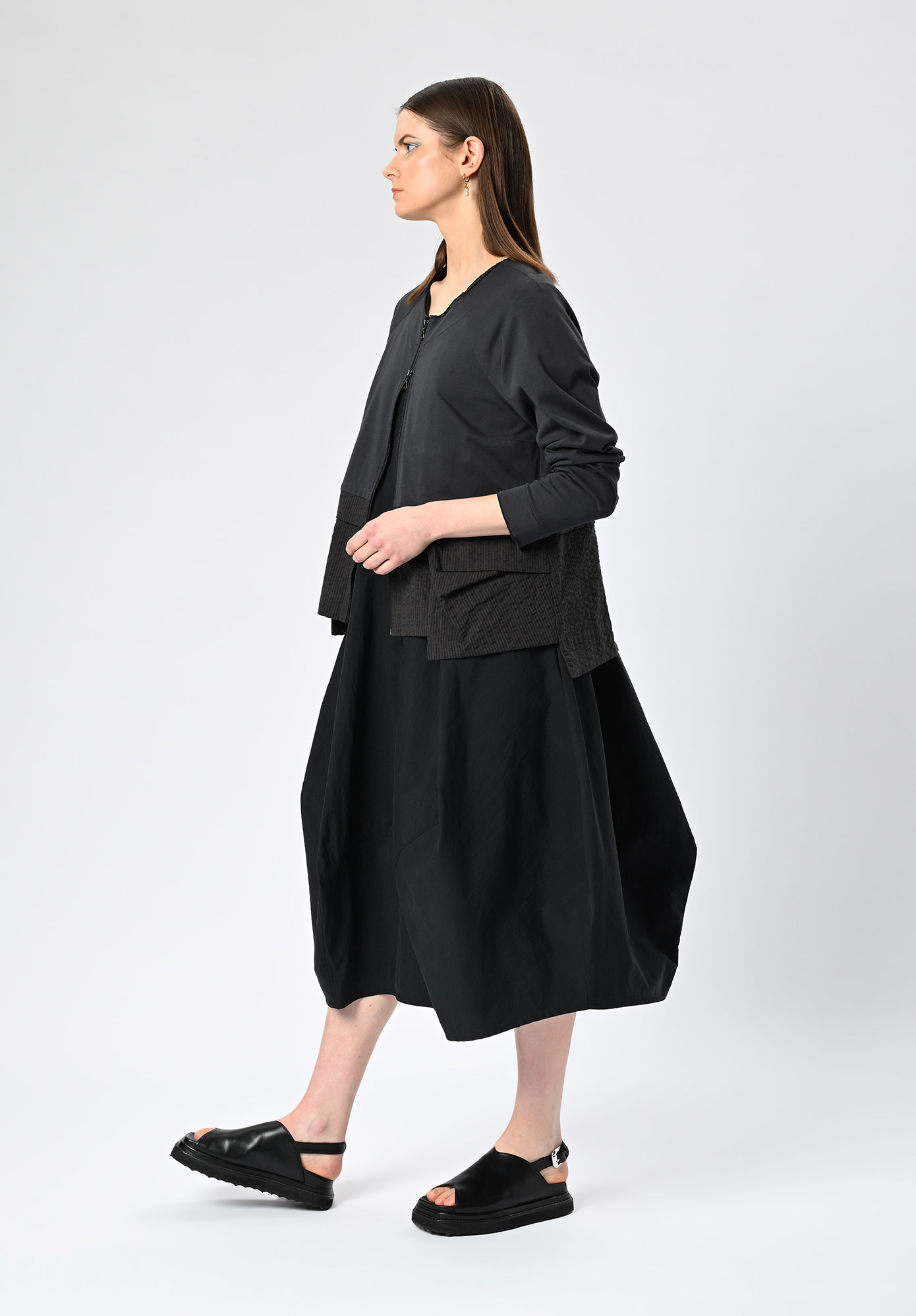 MM SÖHN - SURFACE ZIP UP JACKET - COCOA | GRAPHITE CHECK MULTI MM SÖHN - SURFACE ZIP UP JACKET - COCOA | GRAPHITE CHECK MULTI