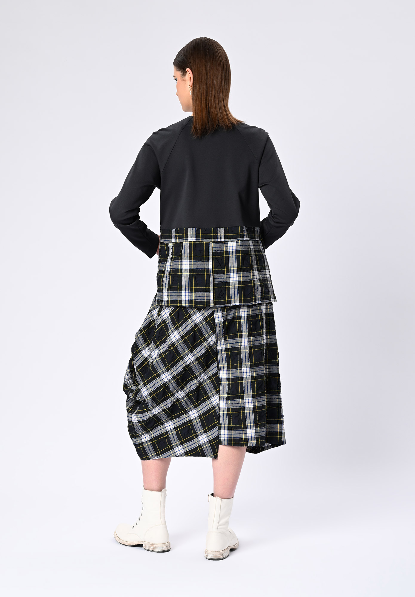 MM SÖHN - SURFACE ZIP UP JACKET - INK | INK CHECK MULTI MM SÖHN - SURFACE ZIP UP JACKET - INK | INK CHECK MULTI