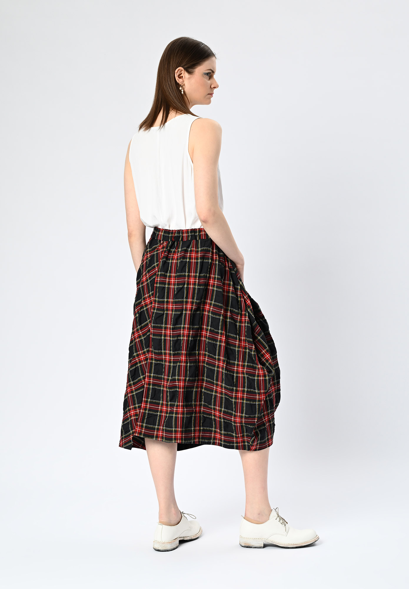 MM SÖHN - STREETSCAPE SKIRT - RED CHECK MULTI MM SÖHN - STREETSCAPE SKIRT - RED CHECK MULTI