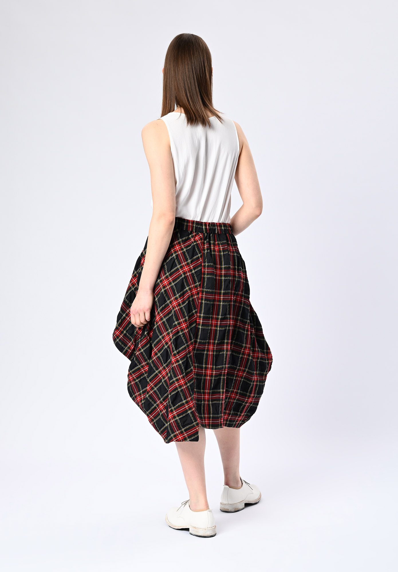 MM SÖHN - STREETSCAPE SKIRT - RED CHECK MULTI MM SÖHN - STREETSCAPE SKIRT - RED CHECK MULTI