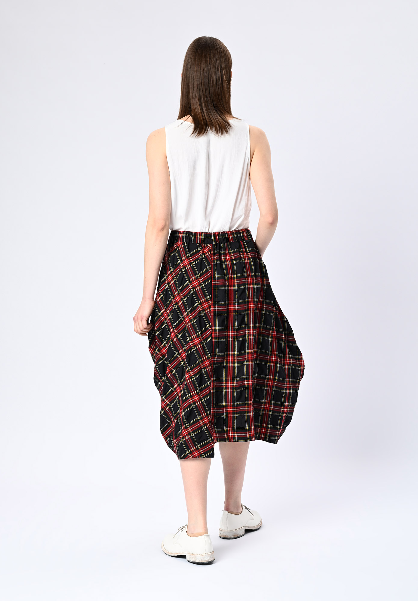 MM SÖHN - STREETSCAPE SKIRT - RED CHECK MULTI MM SÖHN - STREETSCAPE SKIRT - RED CHECK MULTI