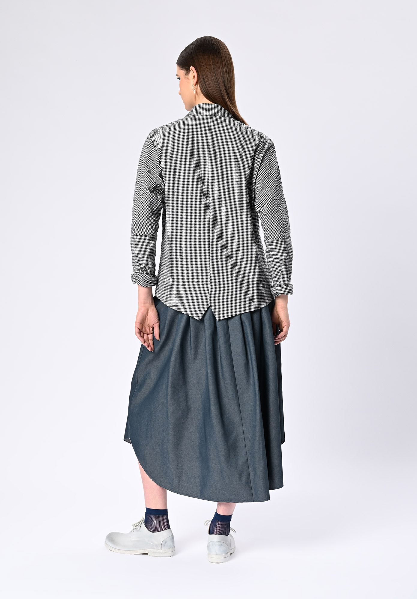 MM SÖHN - CBD SHIRT JACKET - GRAPHITE MULTI CHECK