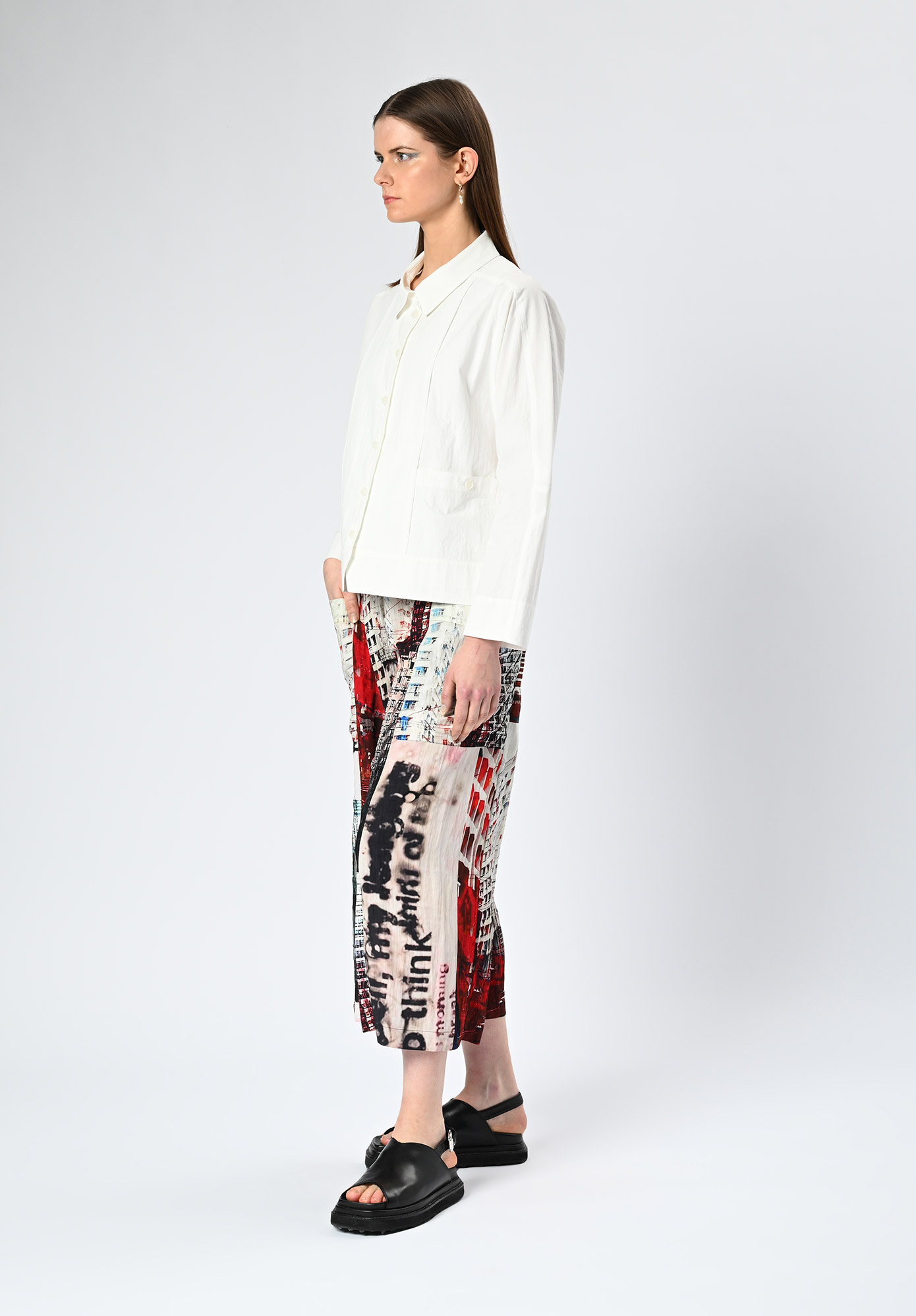 MM SÖHN - CBD SHIRT JACKET - WHITE