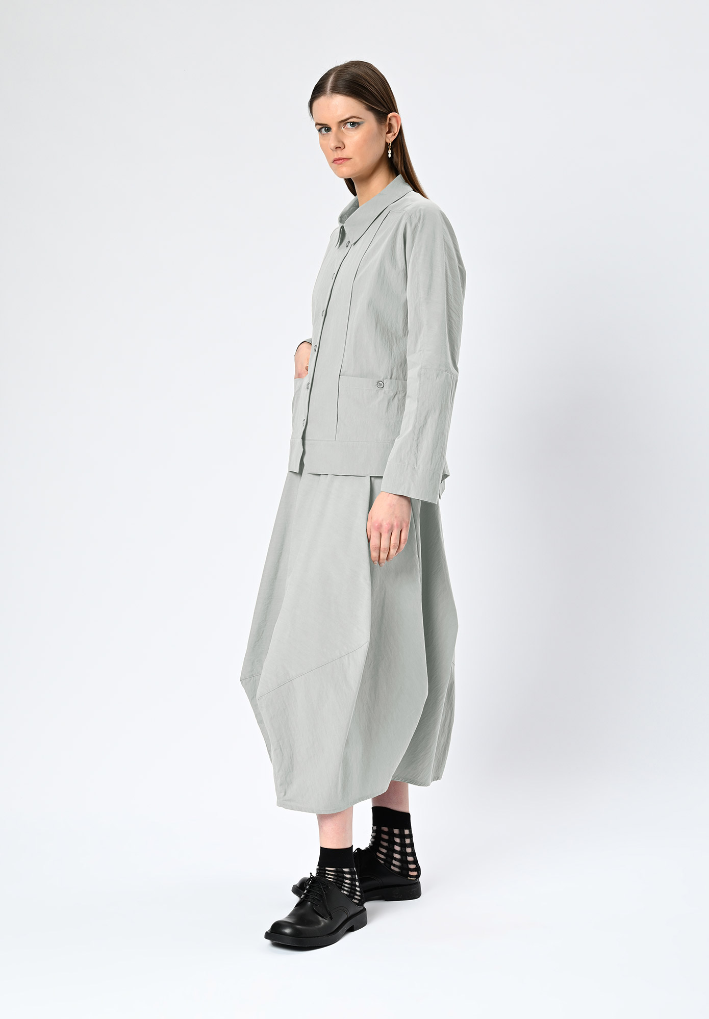 MM SÖHN - CBD SHIRT JACKET - PLATINUM MM SÖHN - CBD SHIRT JACKET - PLATINUM