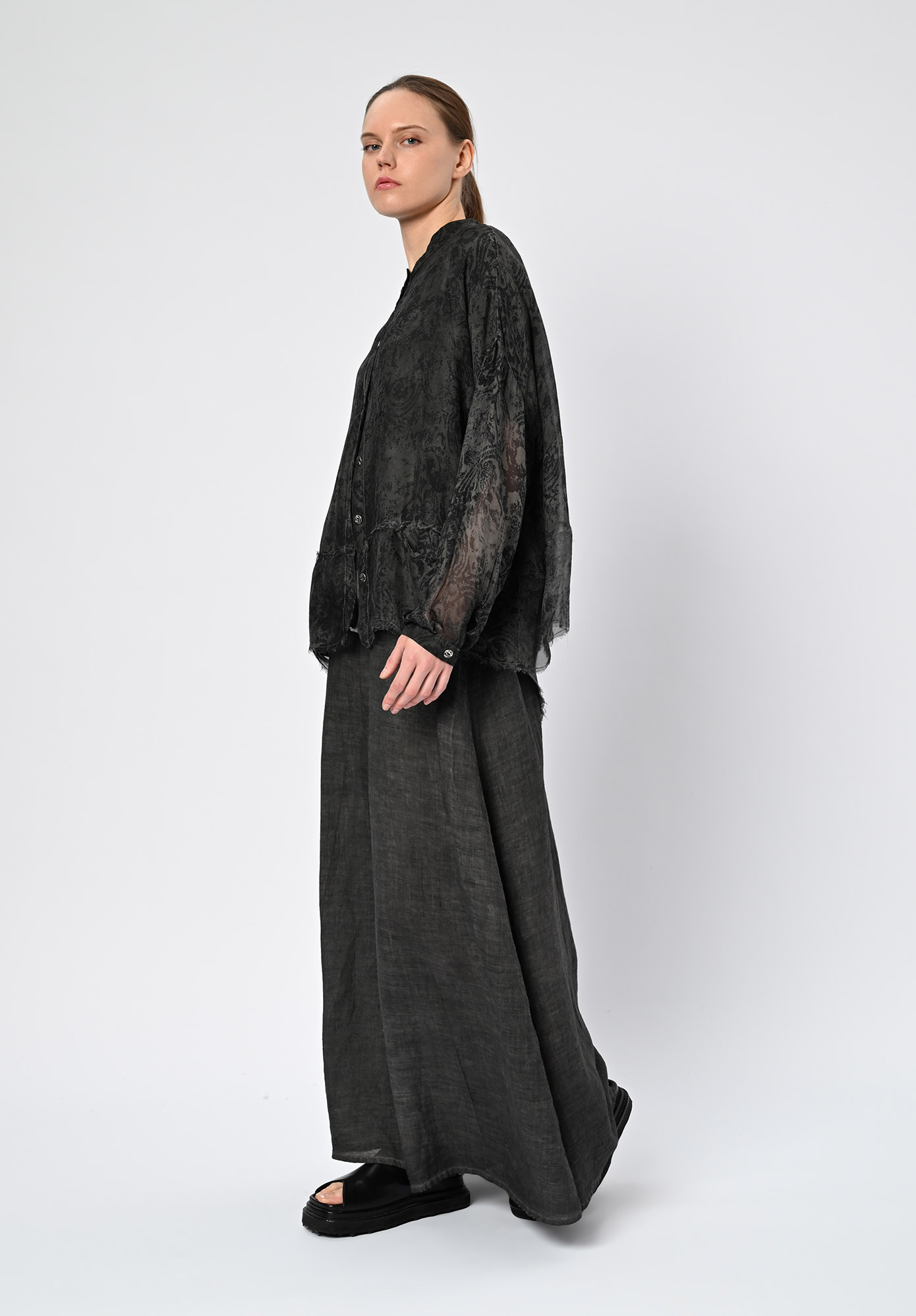 SANCTAMUERTE - SHIRT | JACKET - ANTHRACITE PRINT SANCTAMUERTE - SHIRT | JACKET - ANTHRACITE PRINT