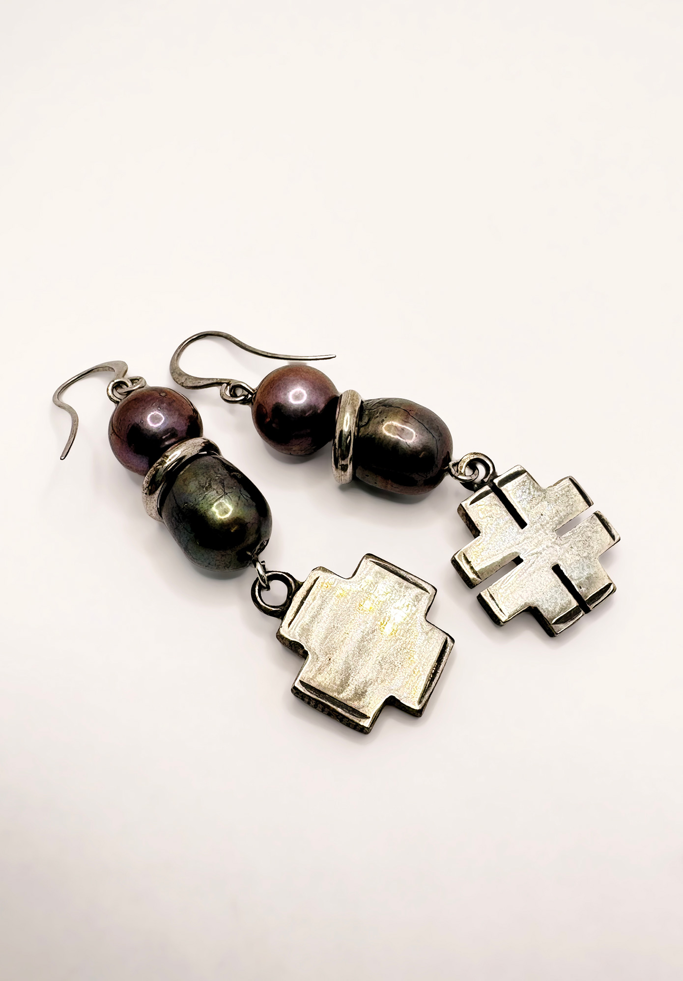 FLEW DESIGNS - GEOSTACK EARRING SET - MIX