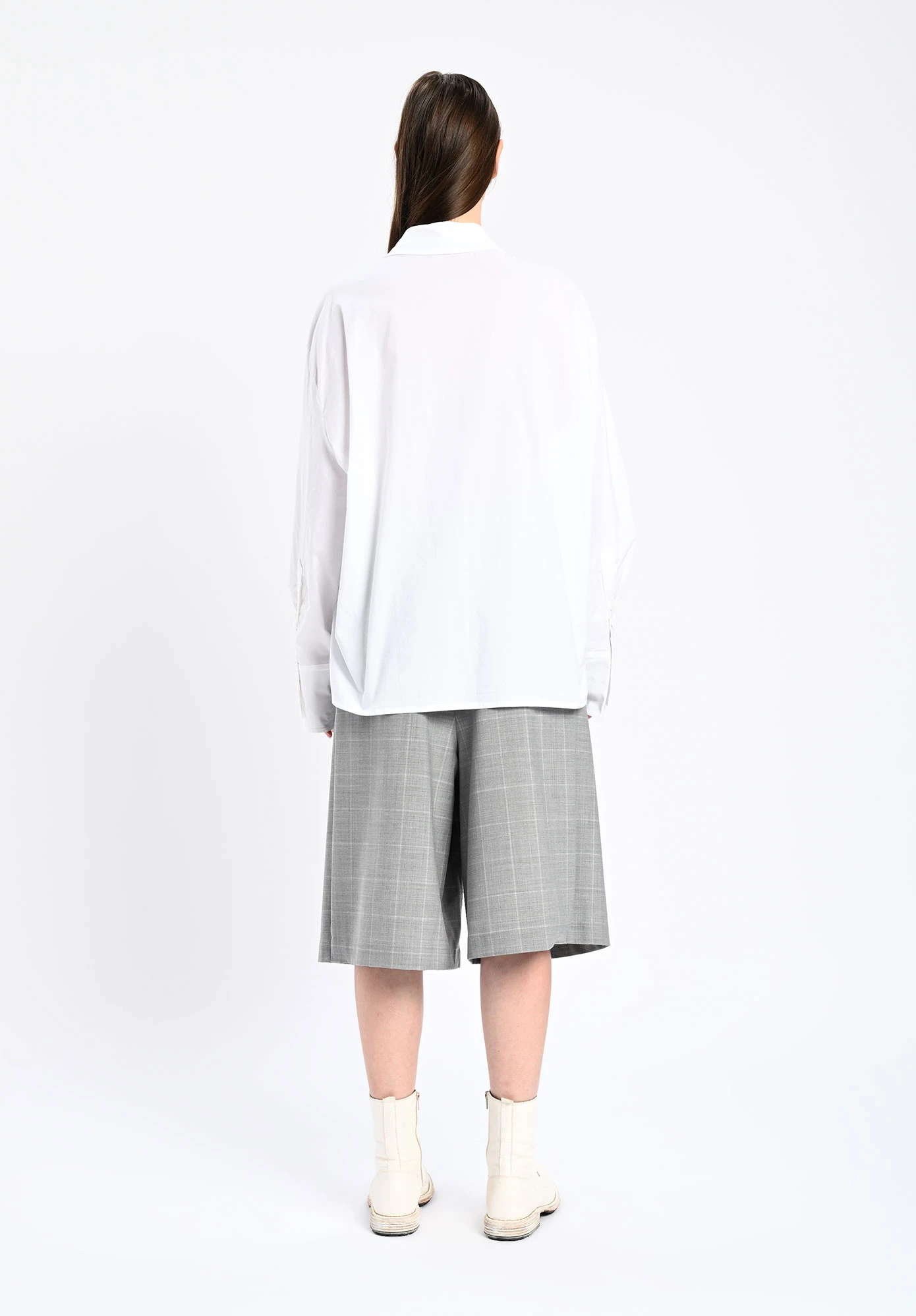 LA VACA LOCA - FECHA BERMUDA SHORTS - GREY CHECK
