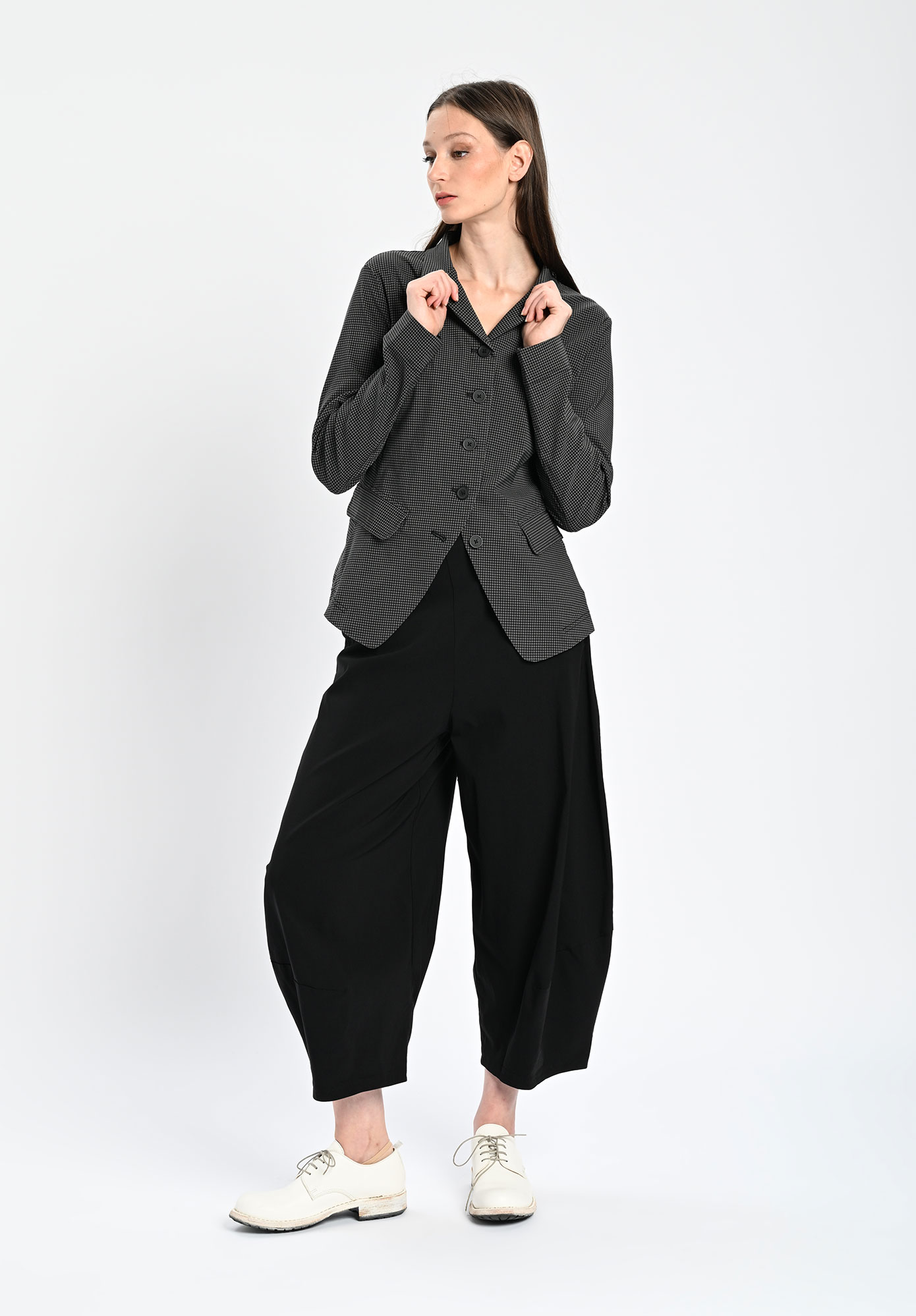 STUDIO RUNDHOLZ | BLACK LABEL - TULIP LEG PANT - BLACK