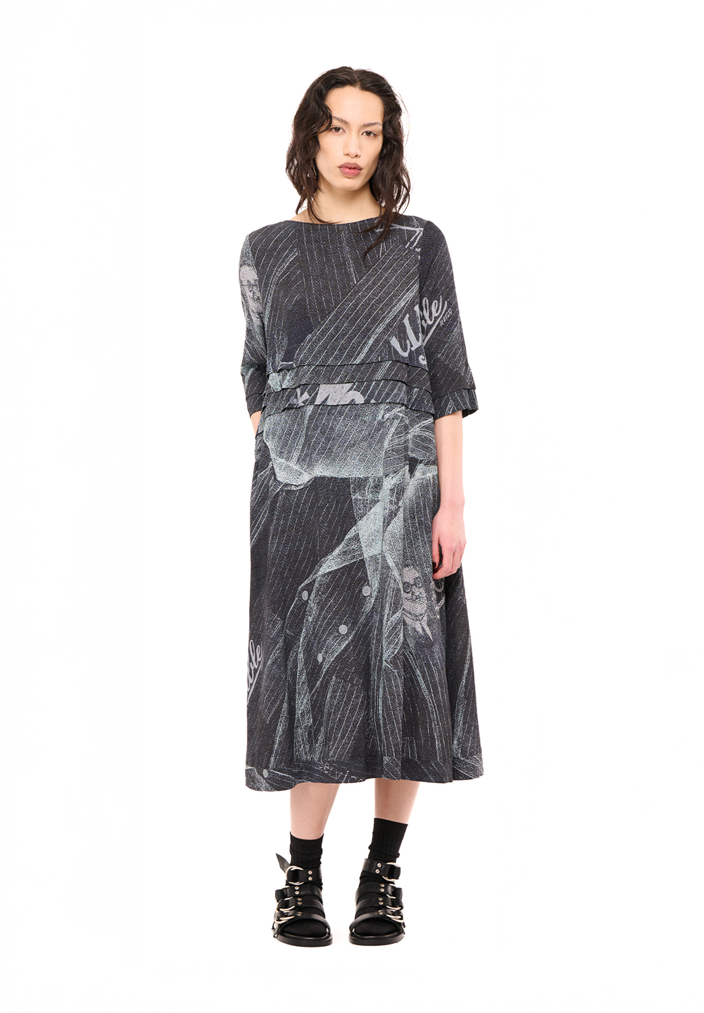 NOM*d - SINCERITY DRESS - INVICIBLE PRINT