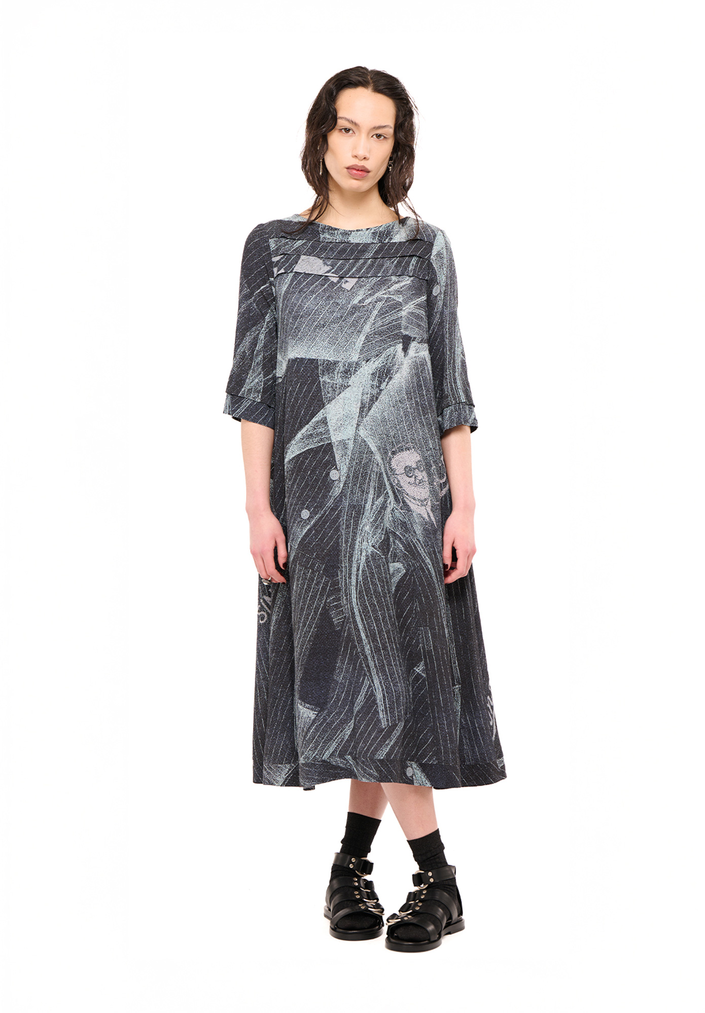 NOM*d - SINCERITY DRESS - INVICIBLE PRINT