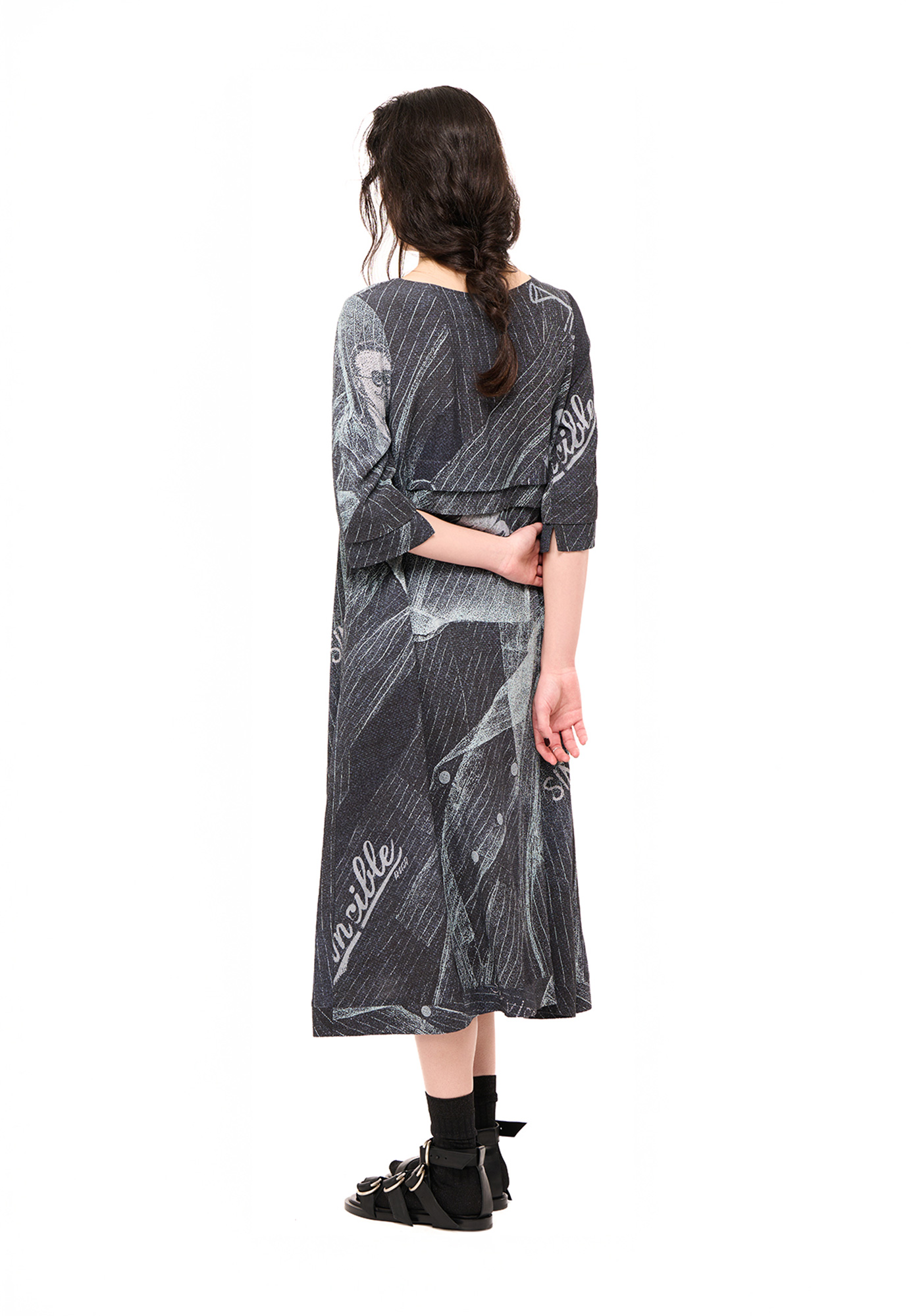 NOM*d - SINCERITY DRESS - INVICIBLE PRINT