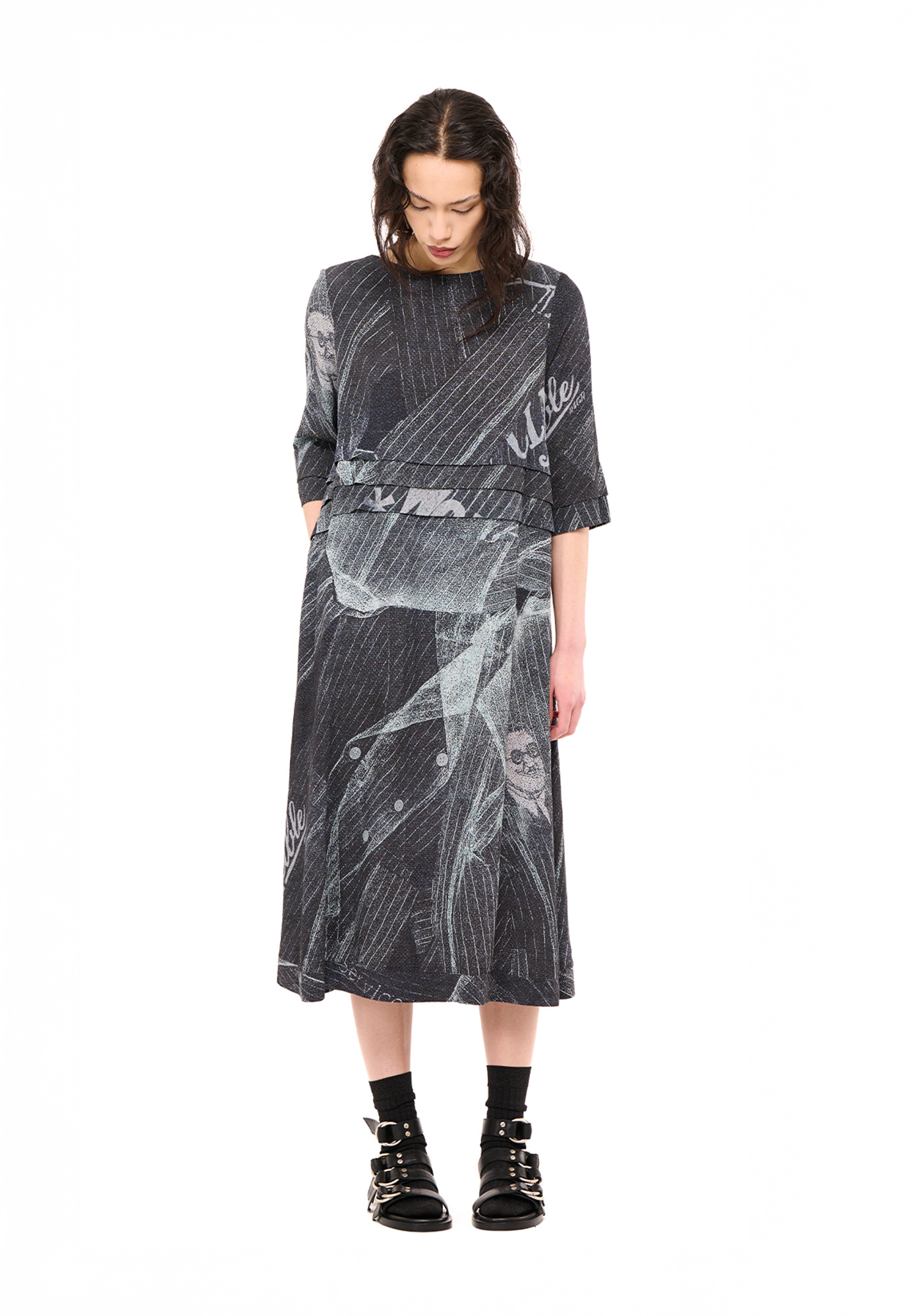 NOM*d - SINCERITY DRESS - INVICIBLE PRINT