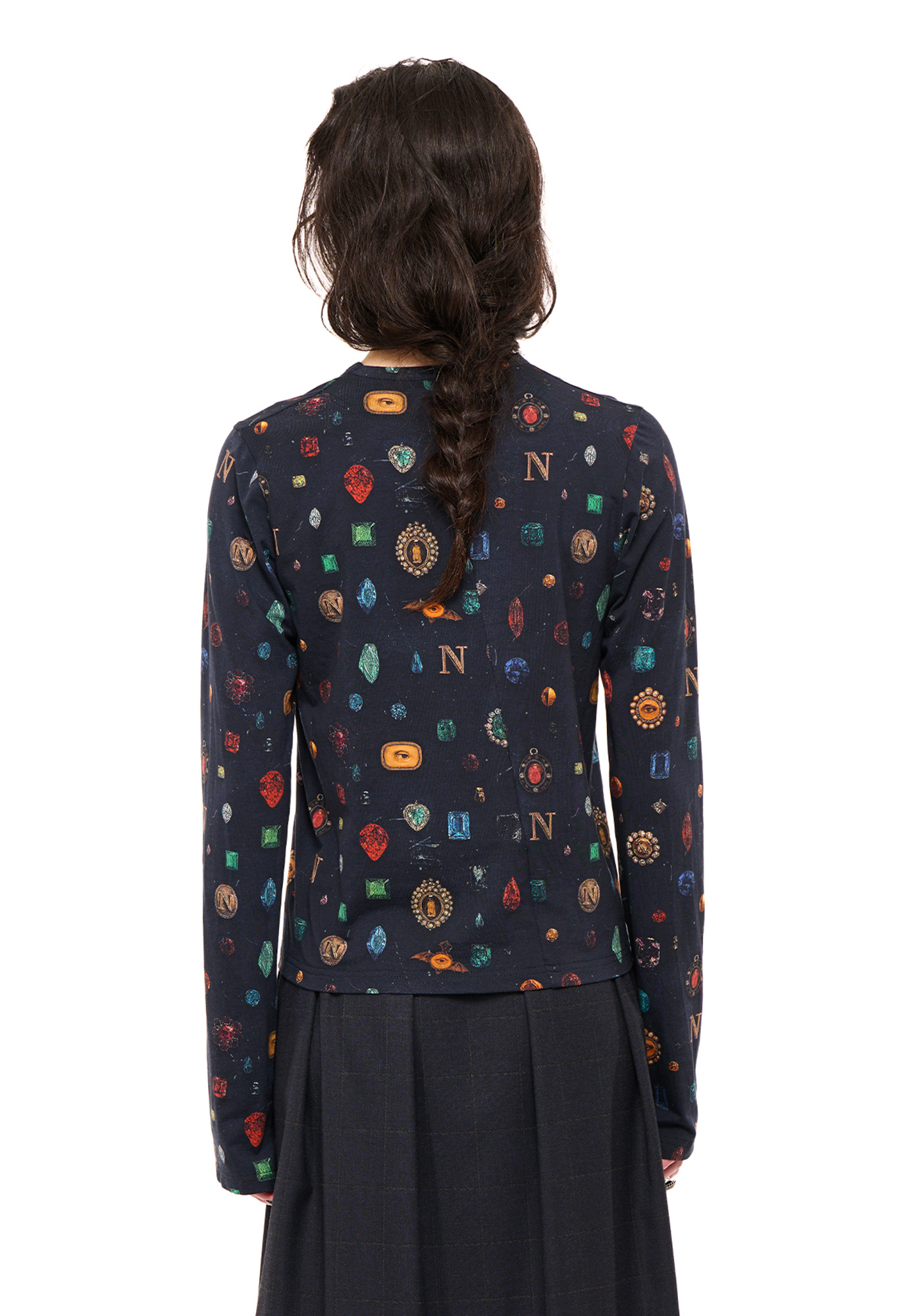 NOM*d - PLAYTIME LONG SLEEVE - BEJEWELED PRINT