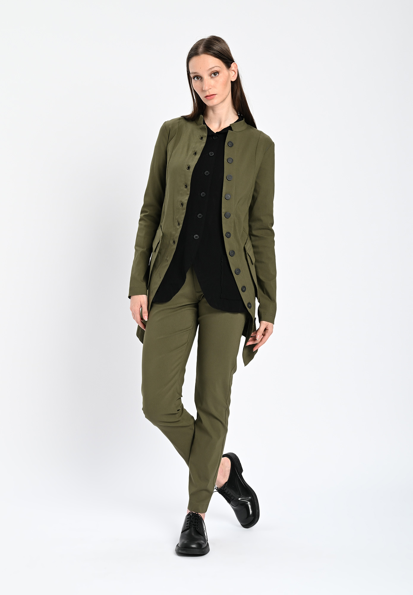 PAL OFFNER - PENGUIN COAT - OLIVE