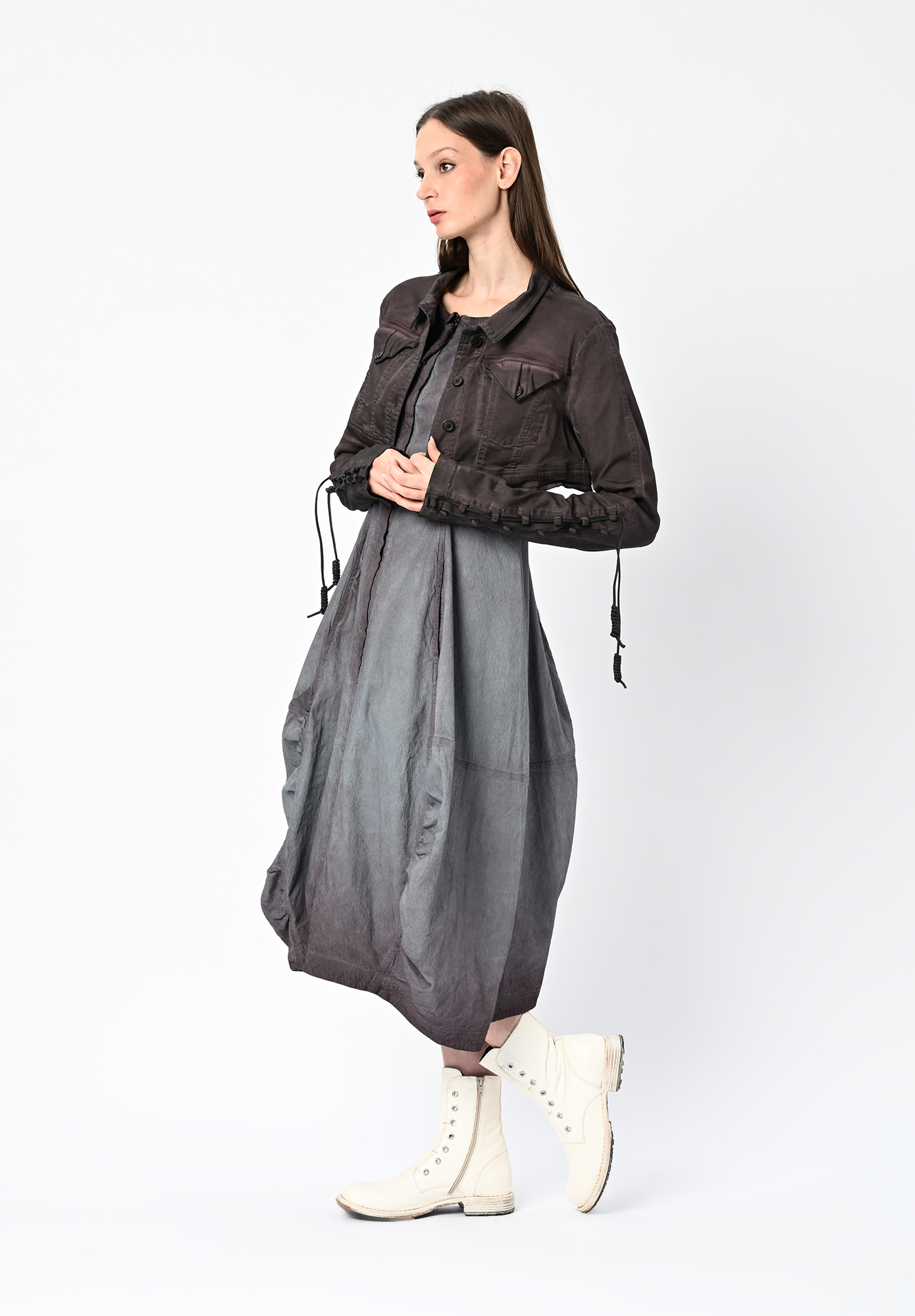 STUDIO RUNDHOLZ DIP - CROPPED JACKET - FLAMINGO LIGHT