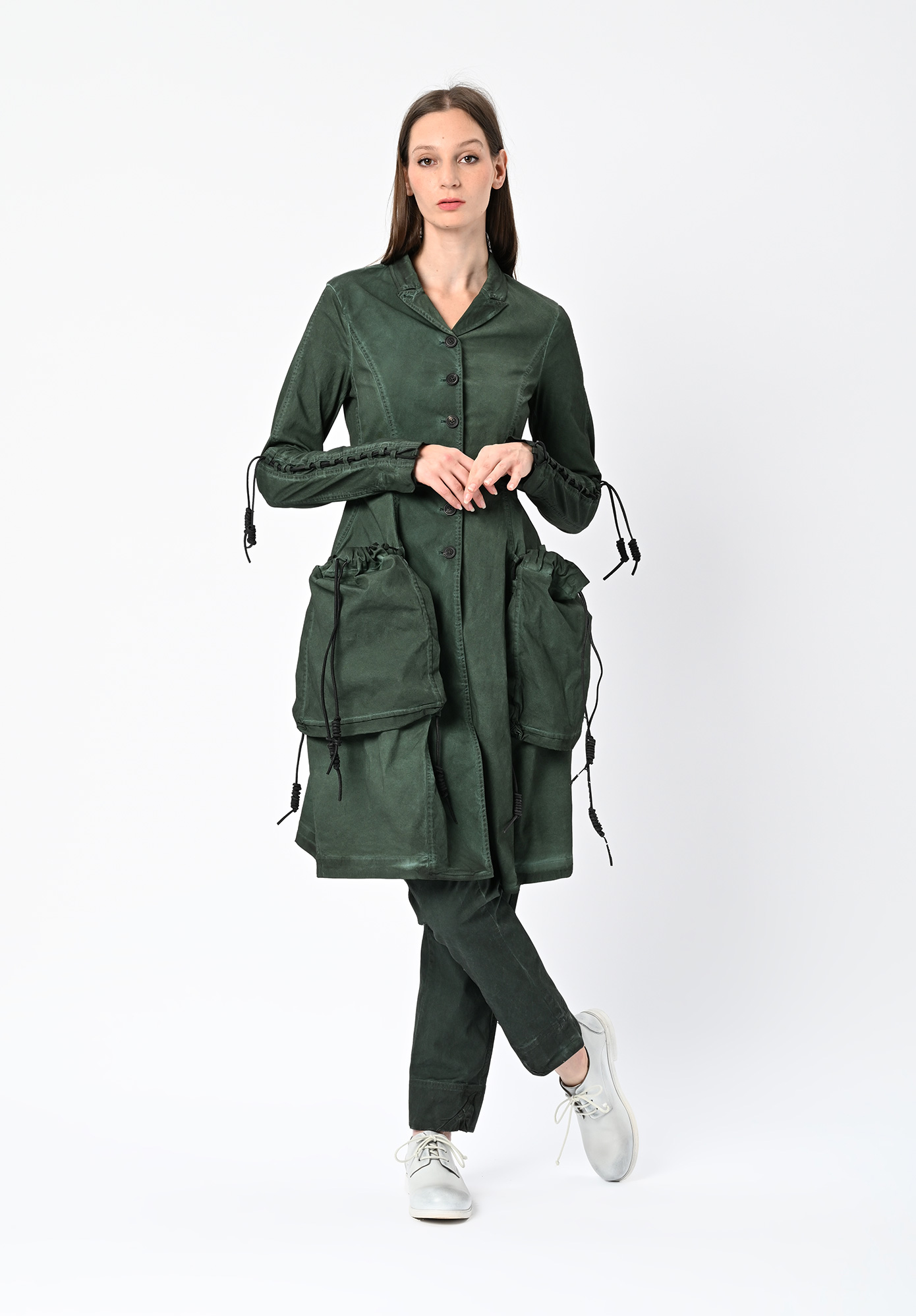 STUDIO RUNDHOLZ  DIP - SLIM LEG PANT CLOUD DYE - PINE CLOUD