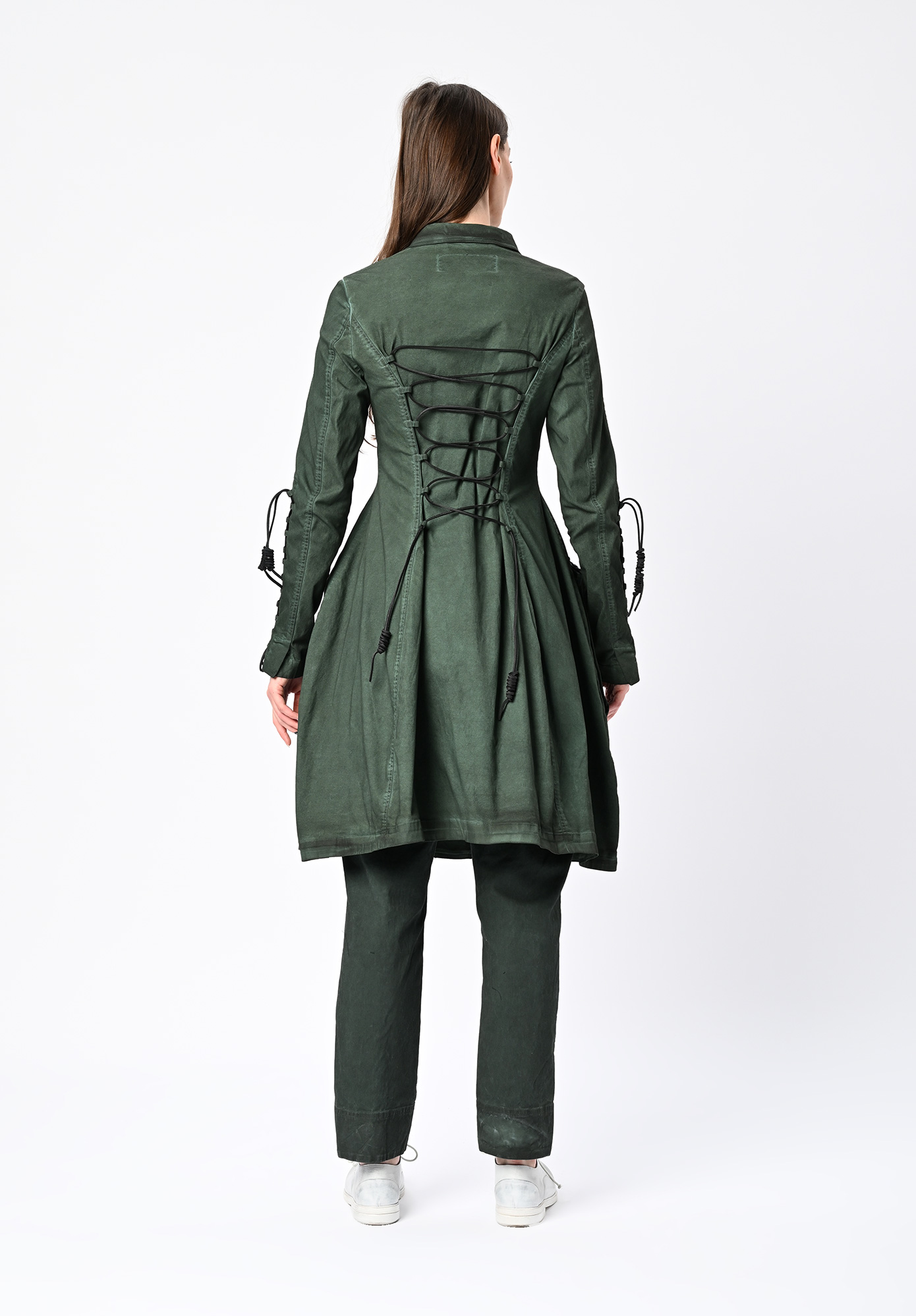 STUDIO RUNDHOLZ  DIP - SLIM LEG PANT CLOUD DYE - PINE CLOUD