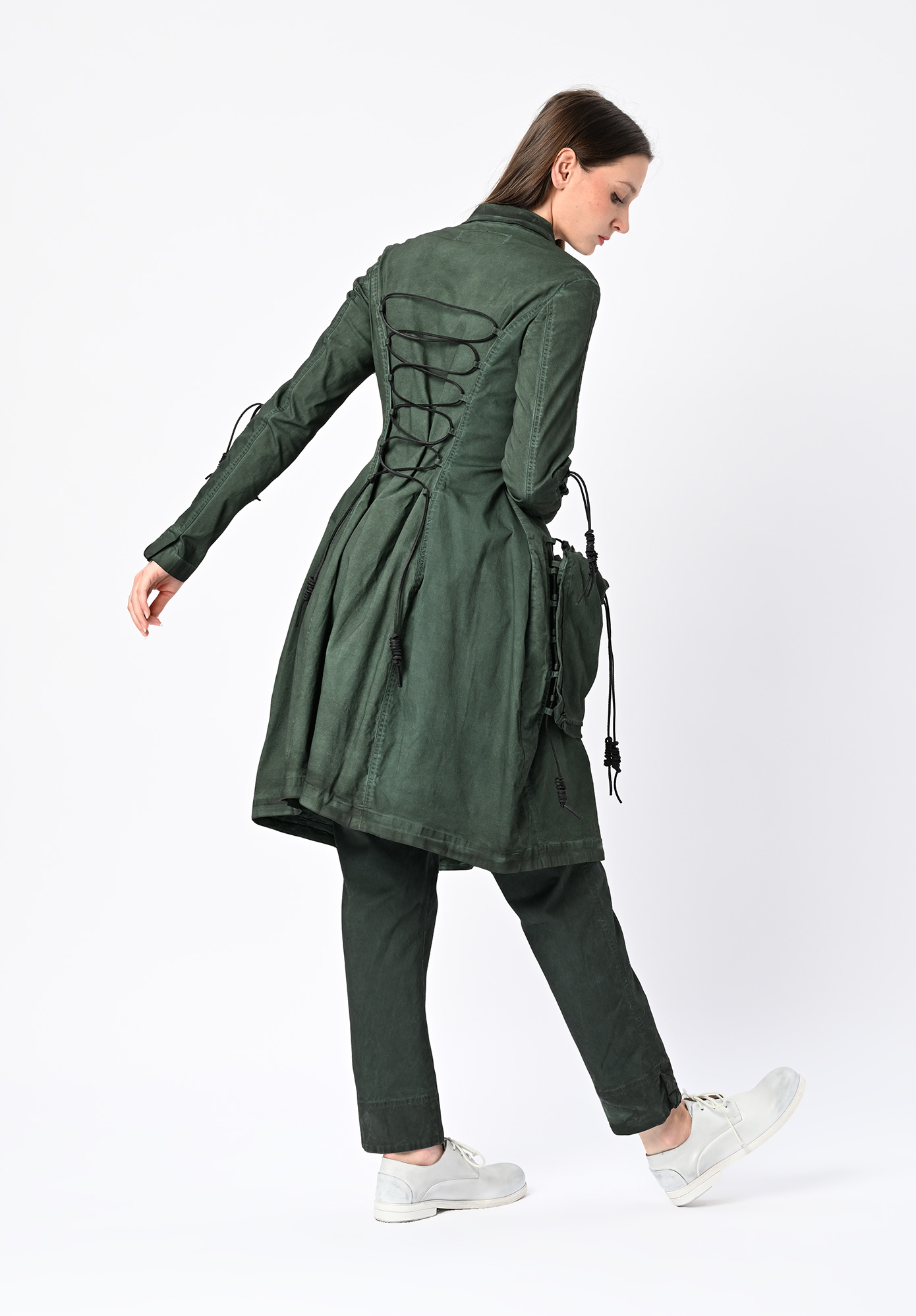 STUDIO RUNDHOLZ  DIP - SLIM LEG PANT CLOUD DYE - PINE CLOUD