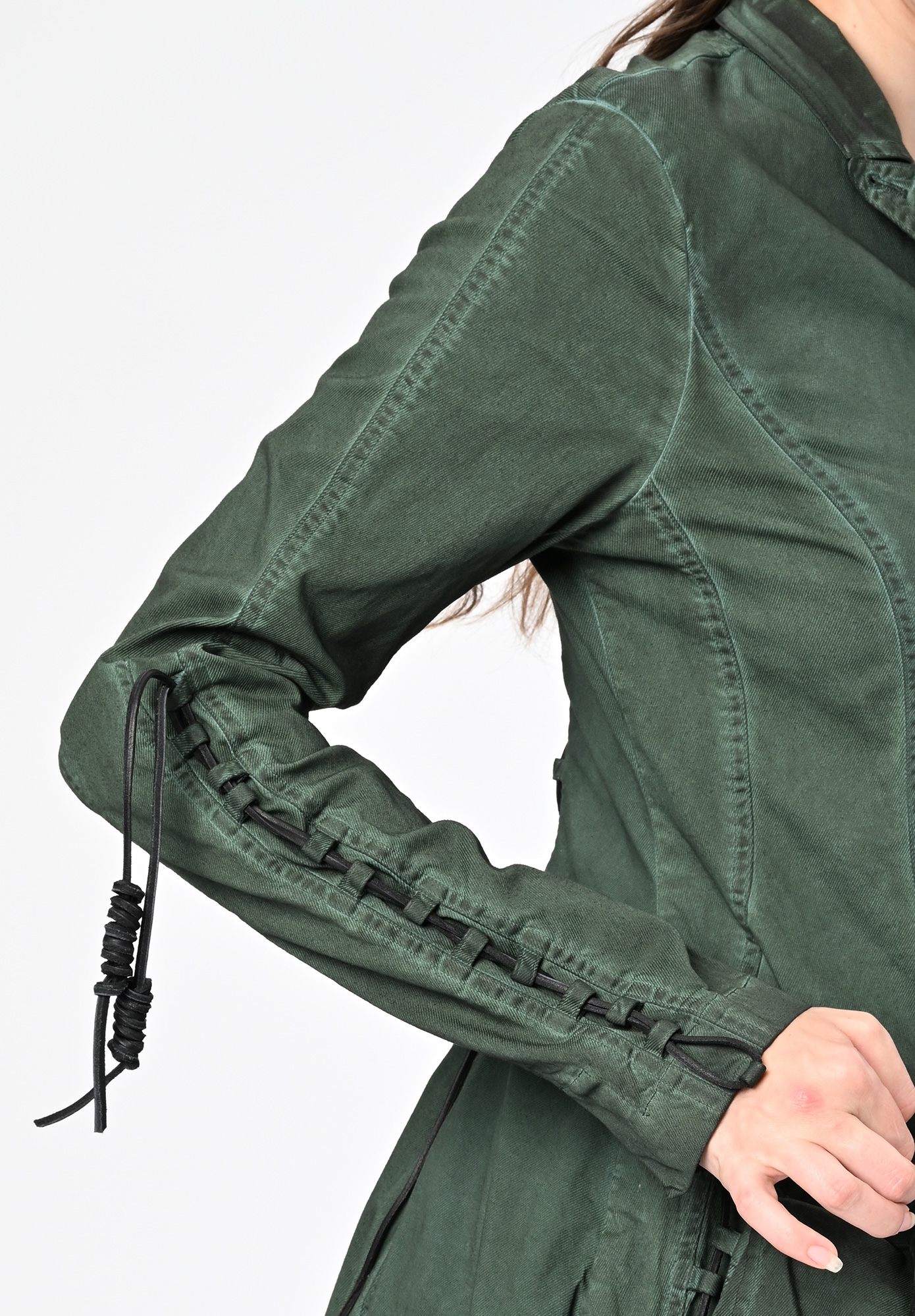 STUDIO RUNDHOLZ DIP - BELLOWS POCKET COAT - PINE CLOUD